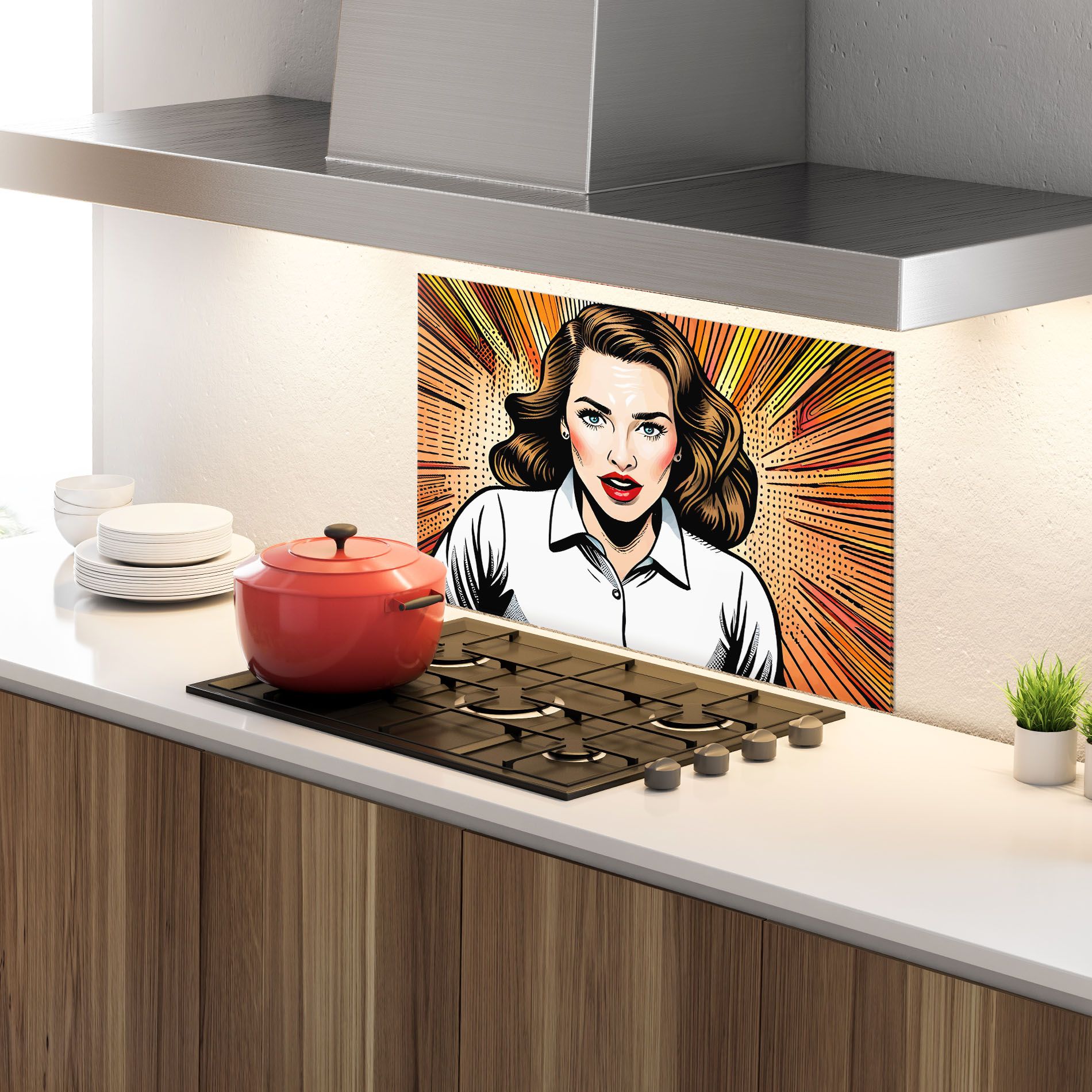 Blue Eye Pop Art mockup 4