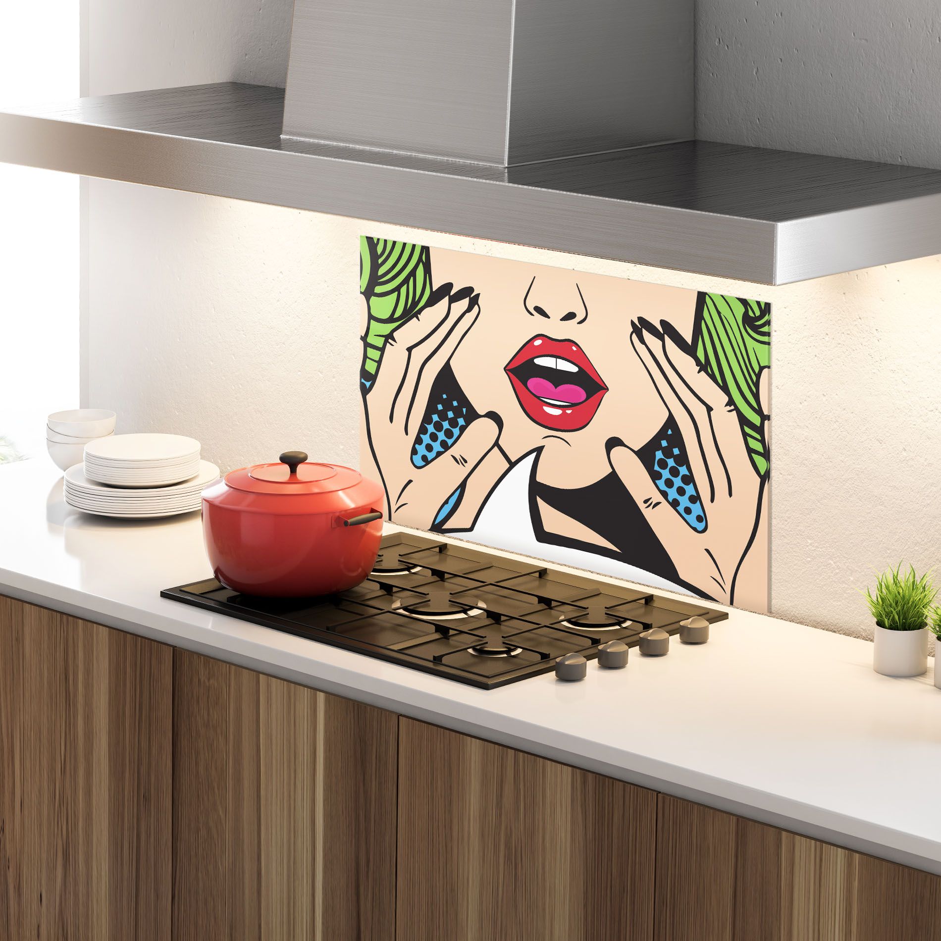 Speaking Pop Art mockup 4