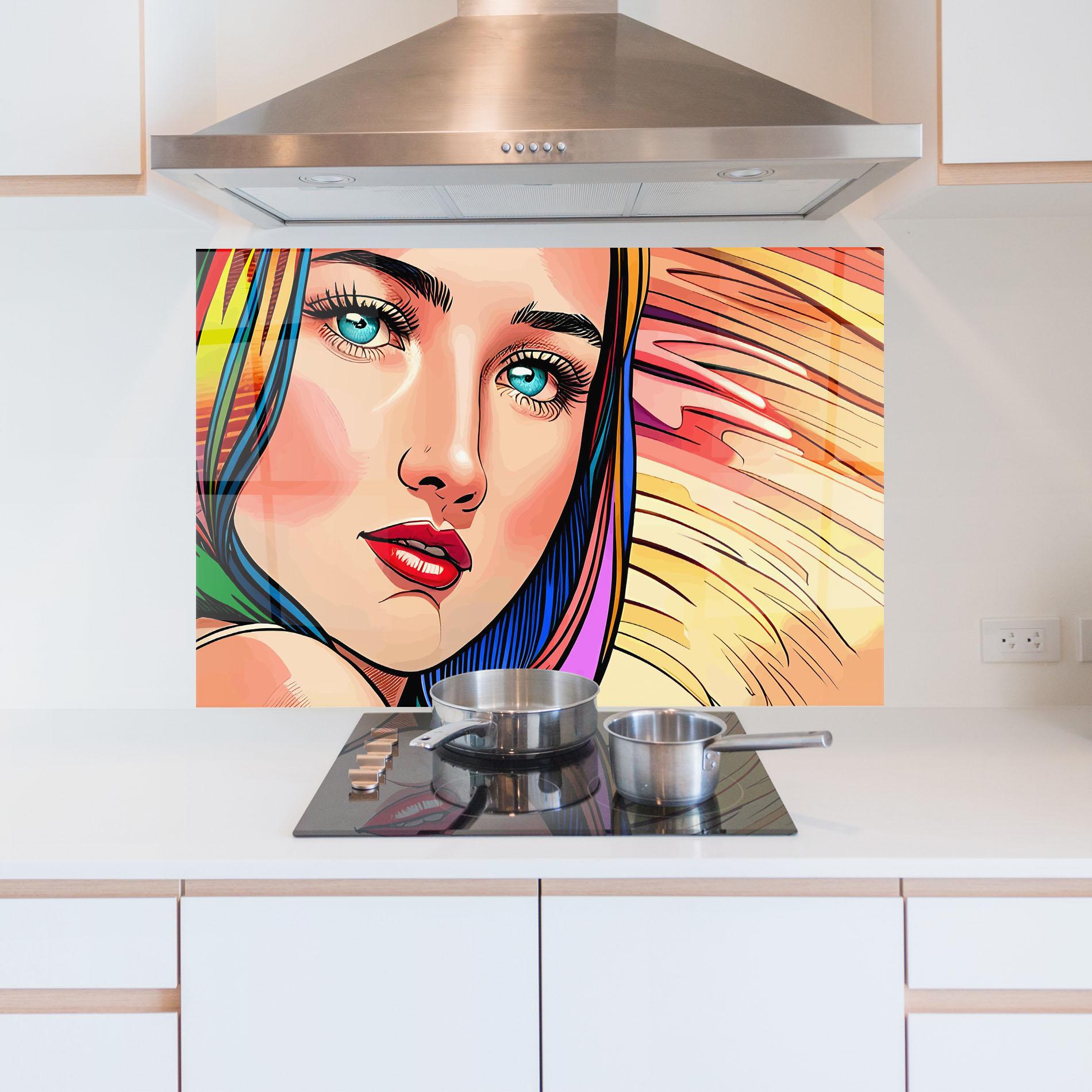 Panou Sticla Bucatarie Big Pop Eyes mockup 5