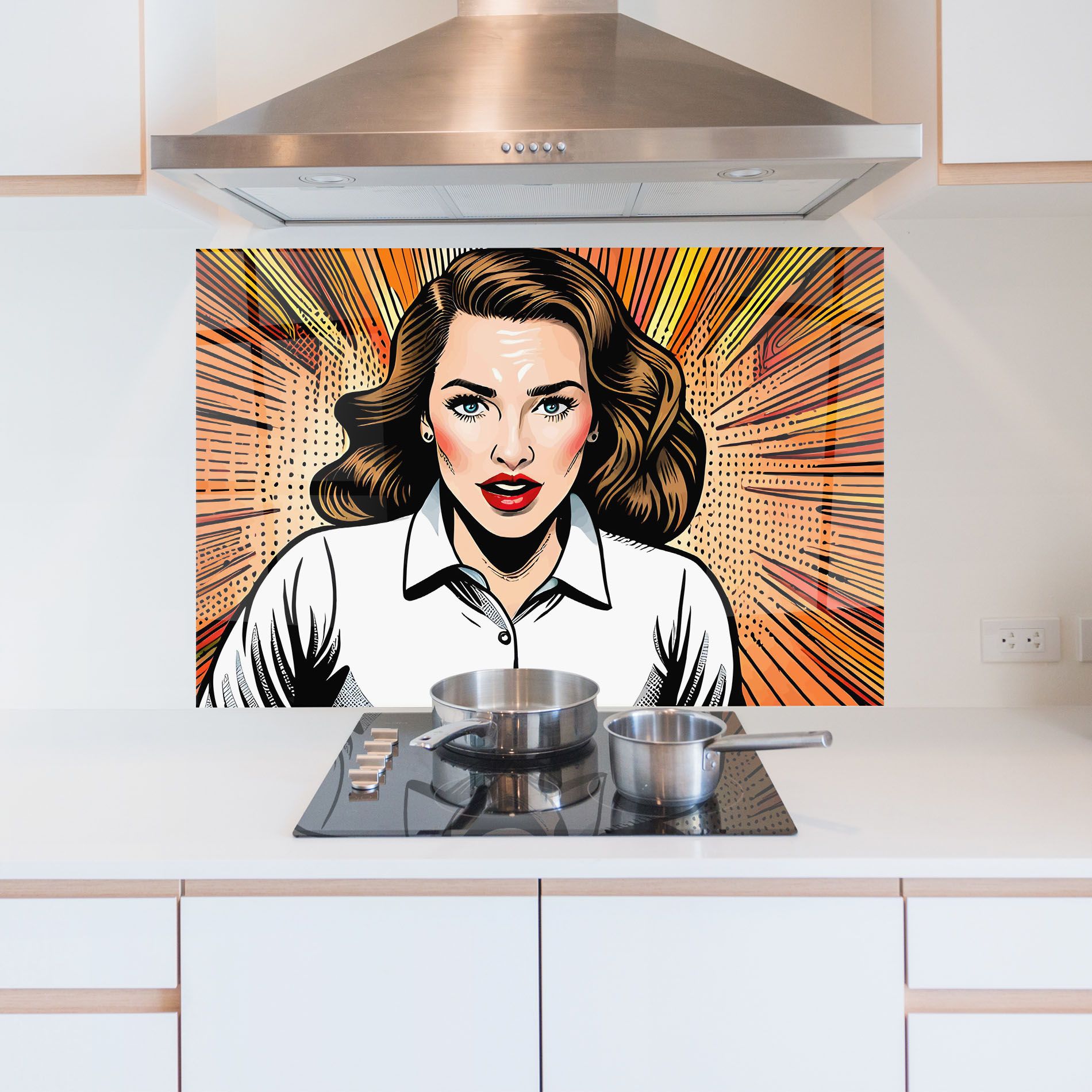 Blue Eye Pop Art mockup 5