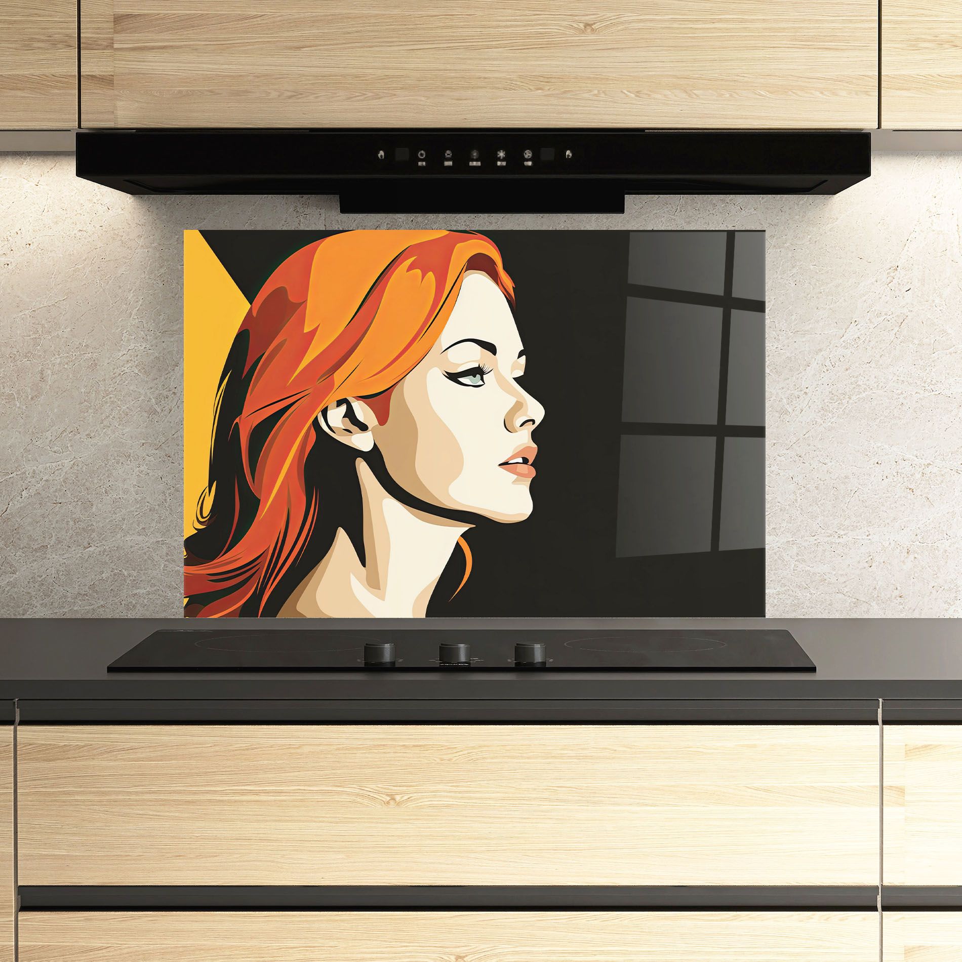 Orange Pop Hair mockup 3