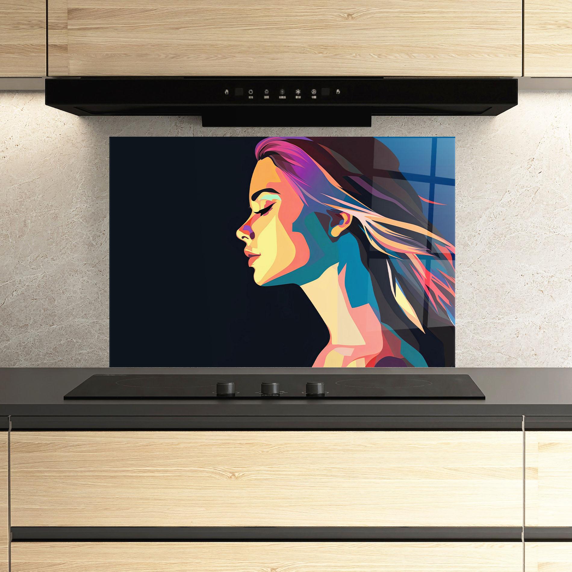 Panou Sticla Bucatarie Worm Pop Light mockup 3