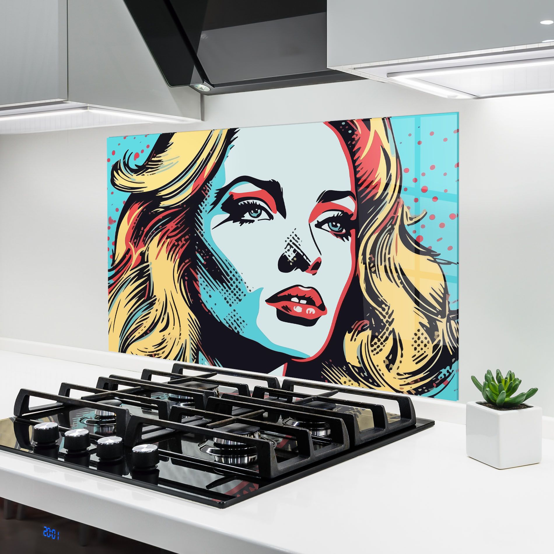 Pop Art Lady mockup 6