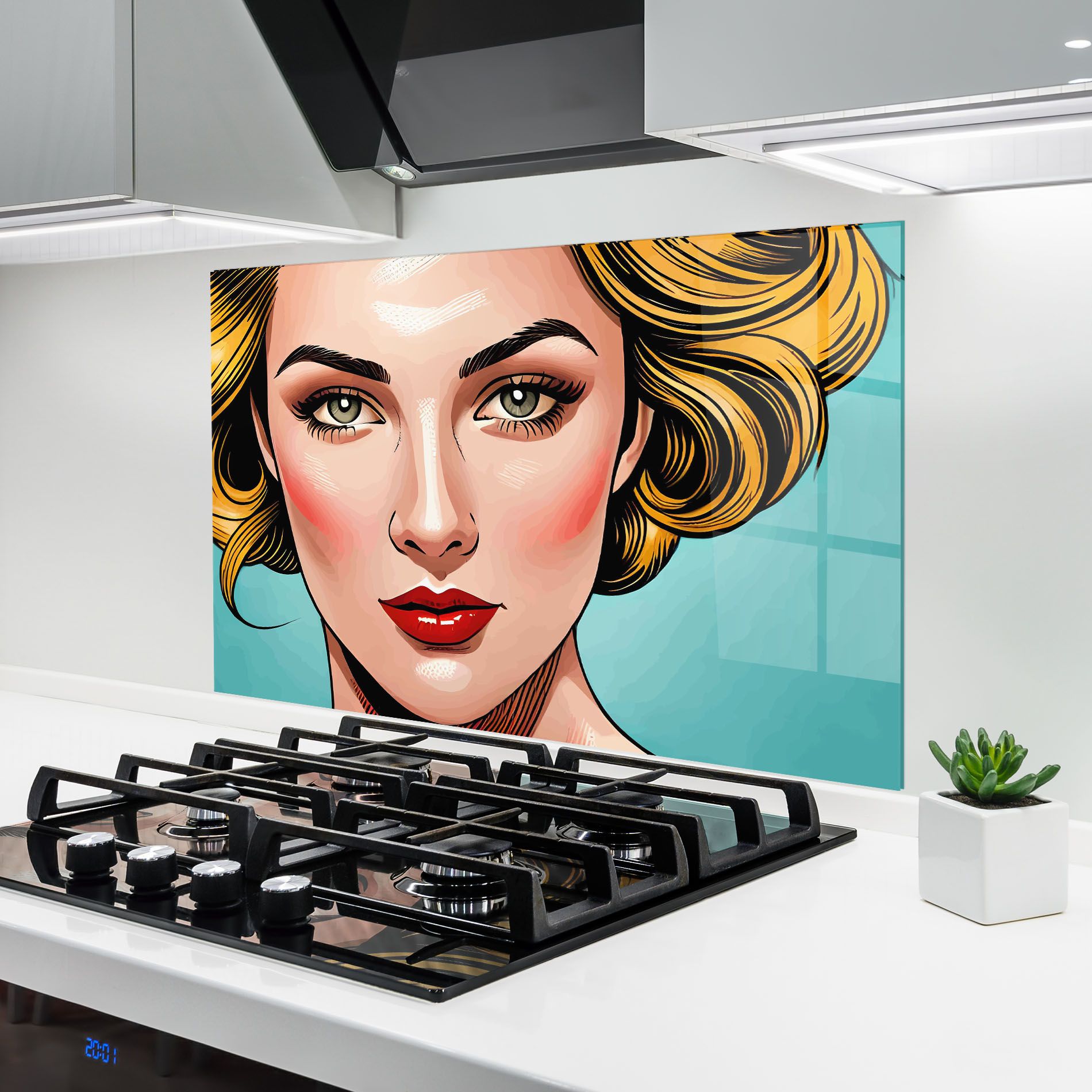 Pop Blonde Lady mockup 6