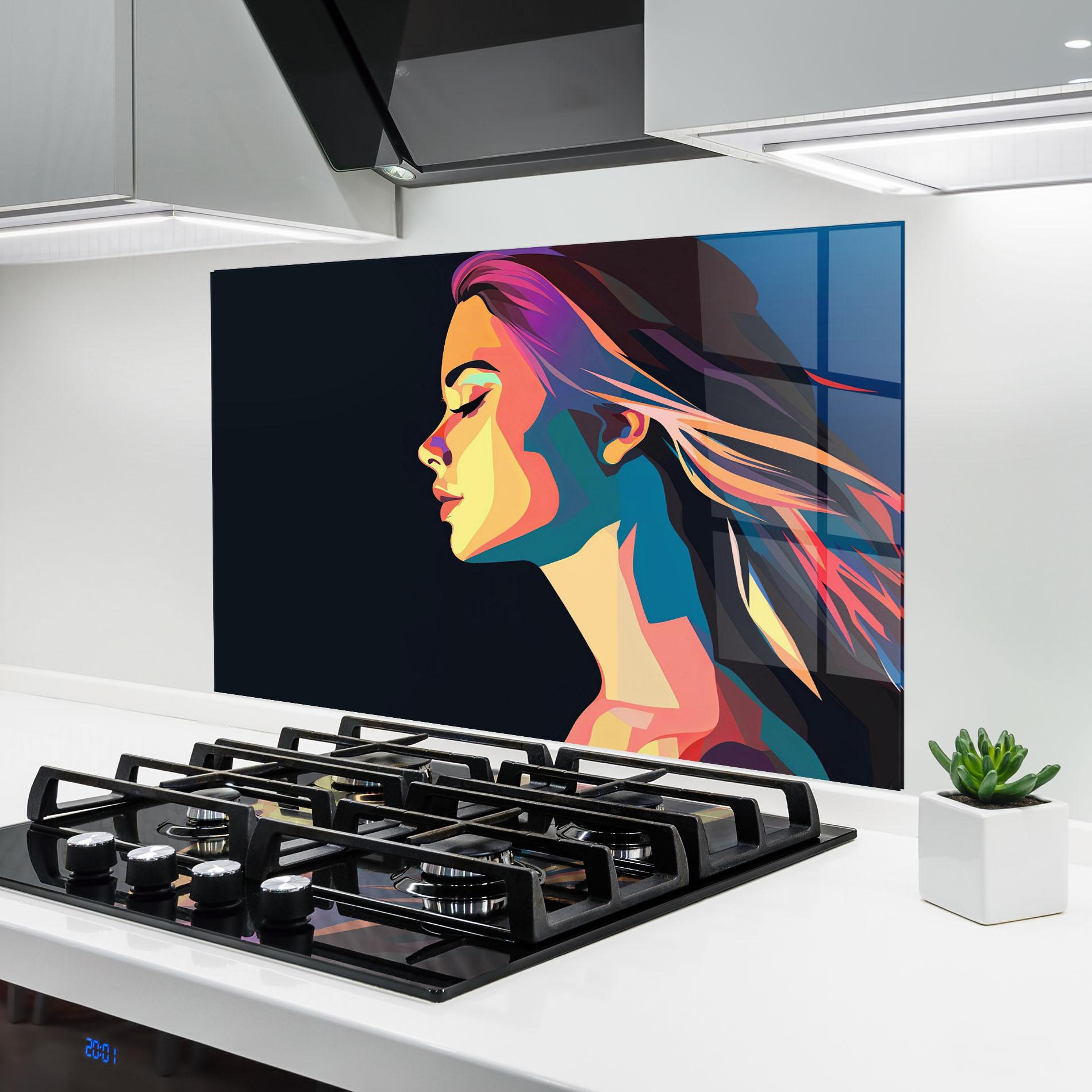 Panou Sticla Bucatarie Worm Pop Light mockup 6