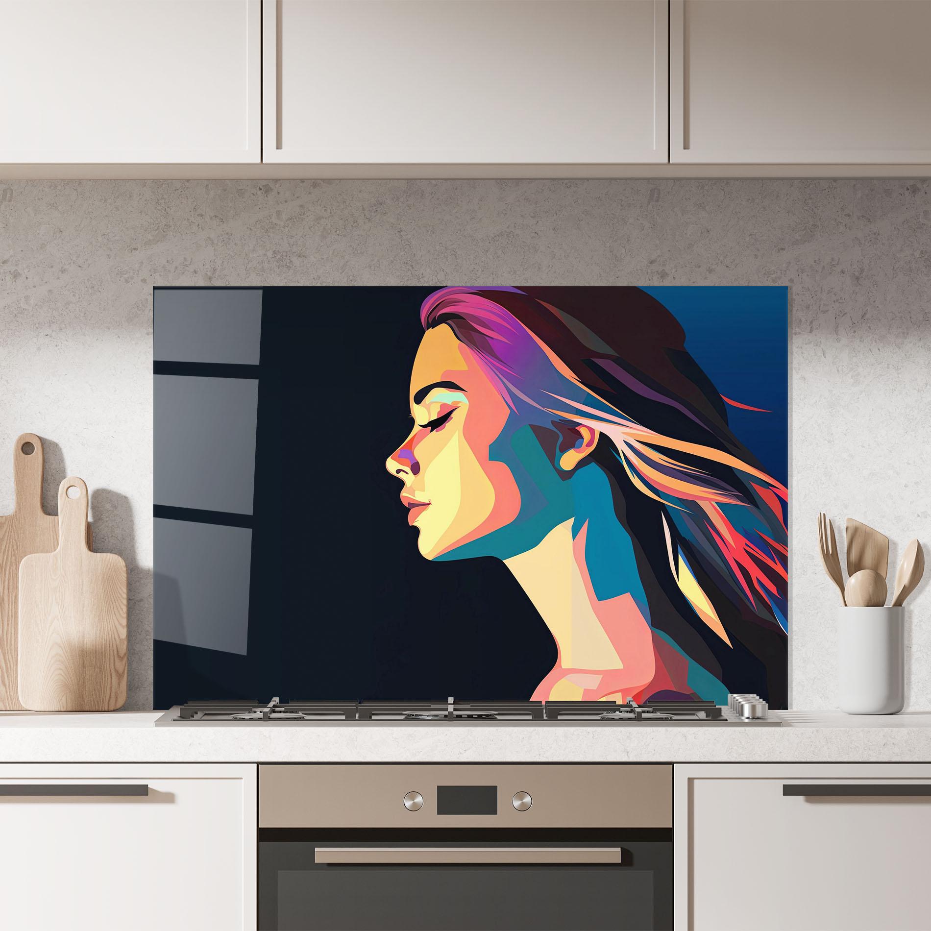 Panou Sticla Bucatarie Worm Pop Light mockup 7