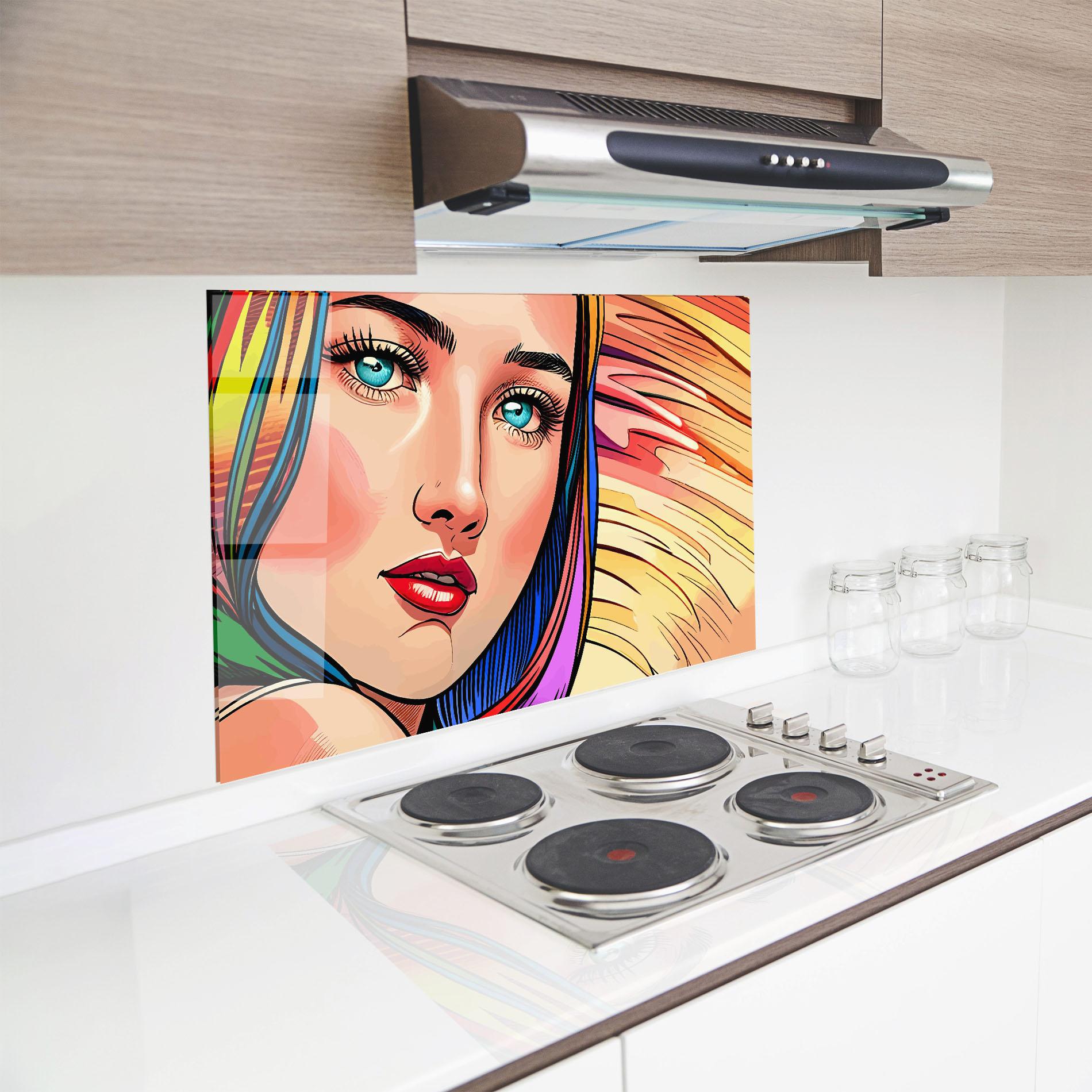 Panou Sticla Bucatarie Big Pop Eyes mockup 8