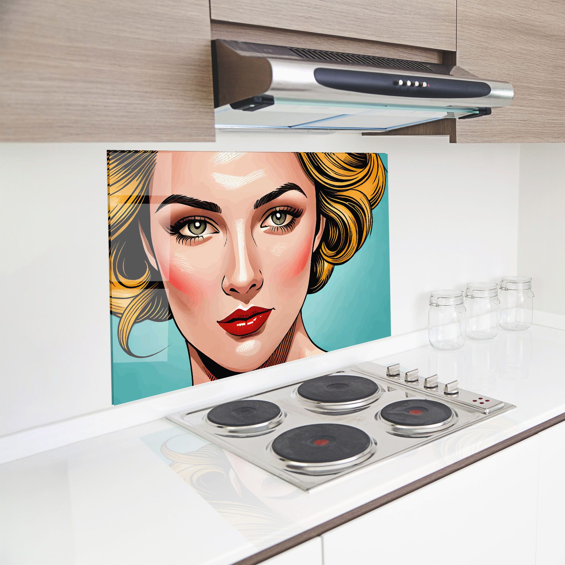 Pop Blonde Lady mockup 8