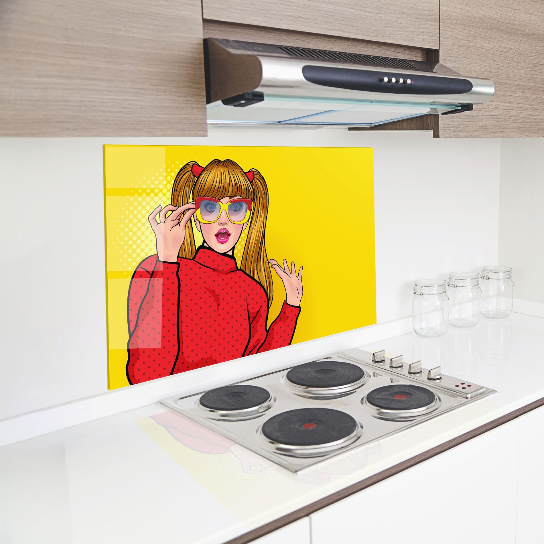Pop Woman Surprised mockup 8