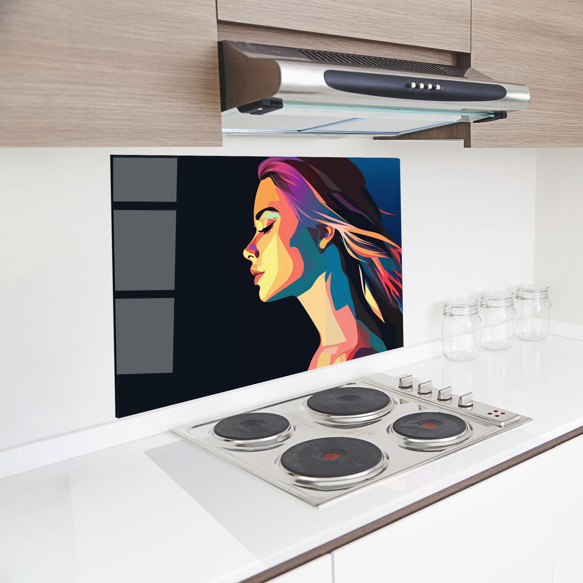 Panou Sticla Bucatarie Worm Pop Light mockup 8