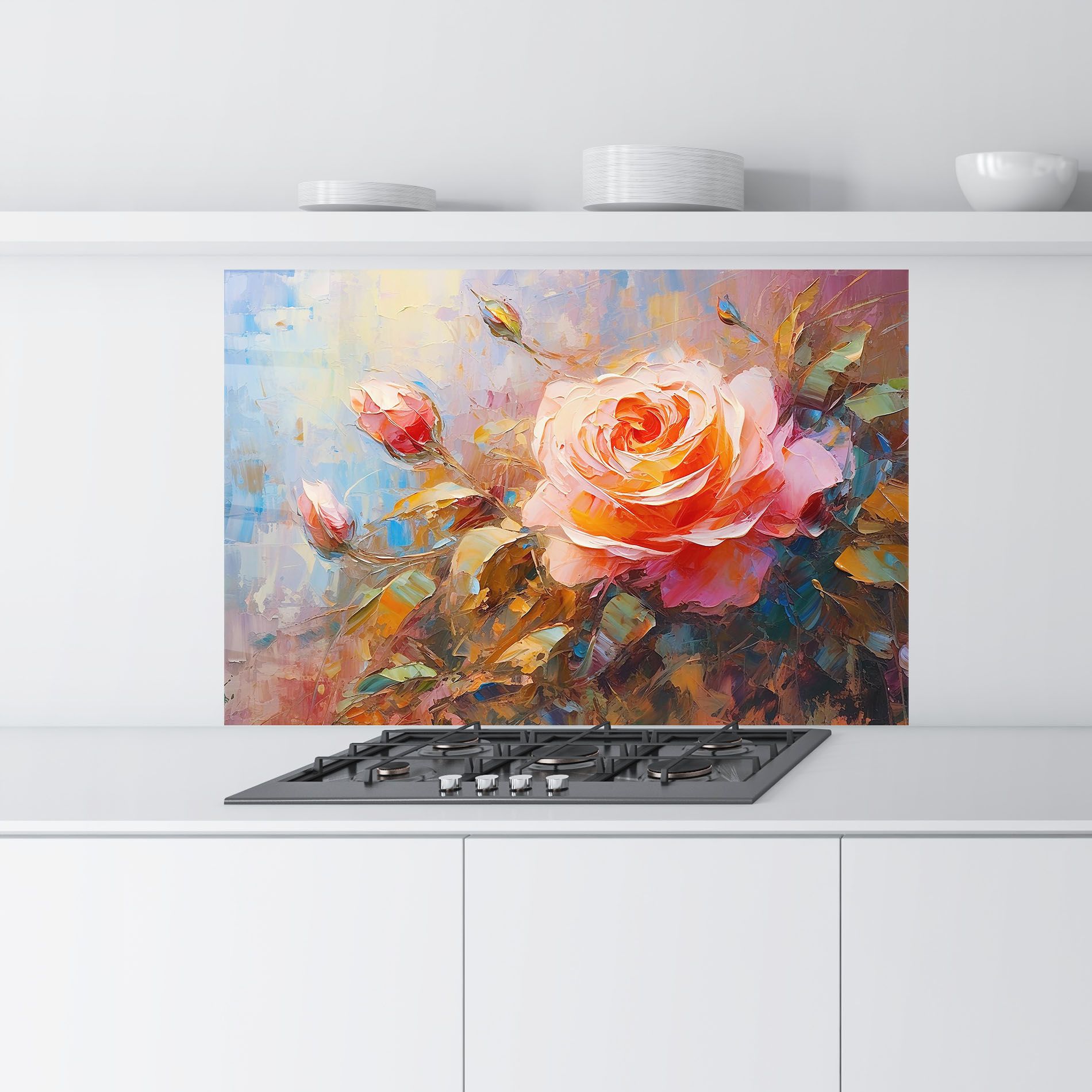 Light Pink Rose Art mockup 9