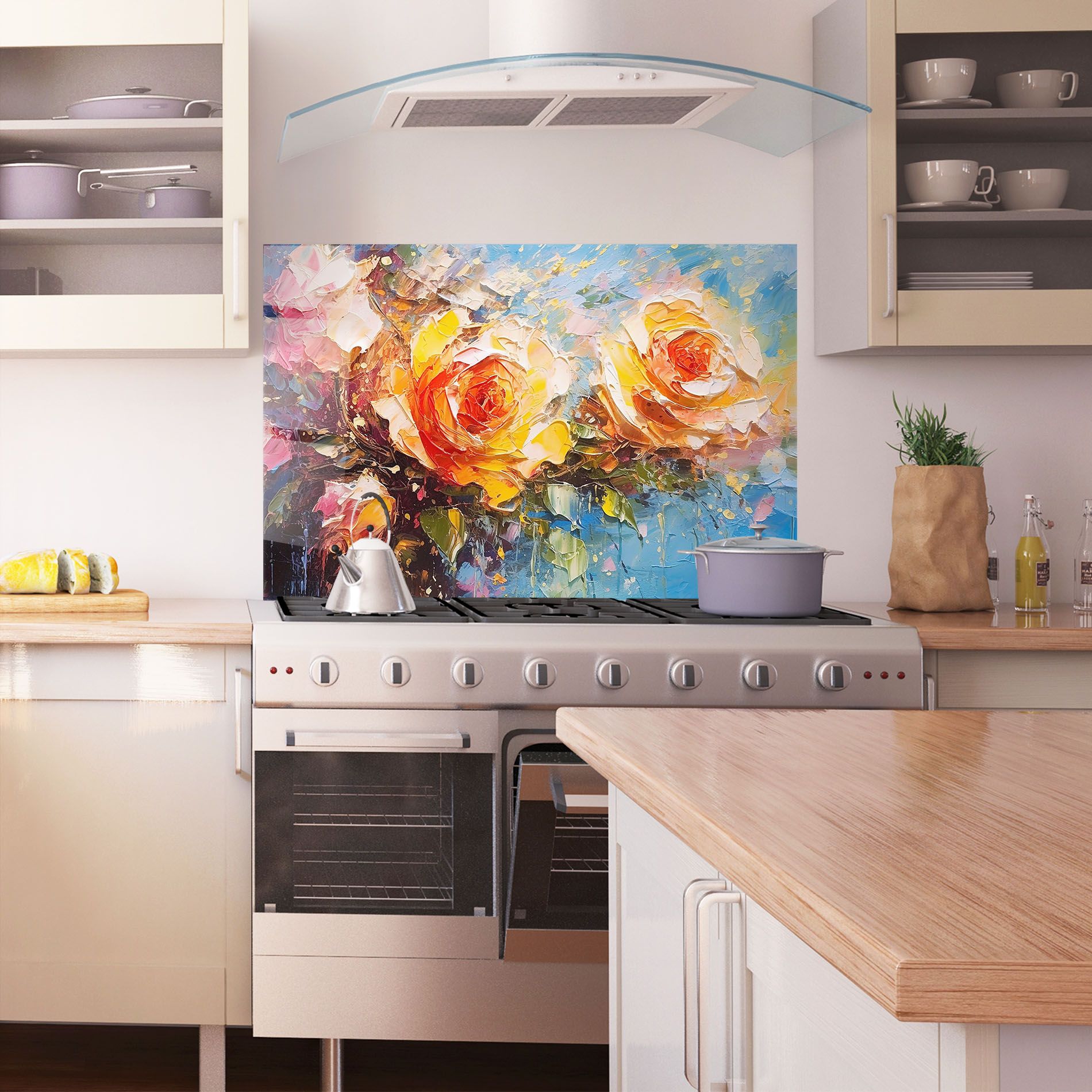 Orange Roses Painting mockup 1