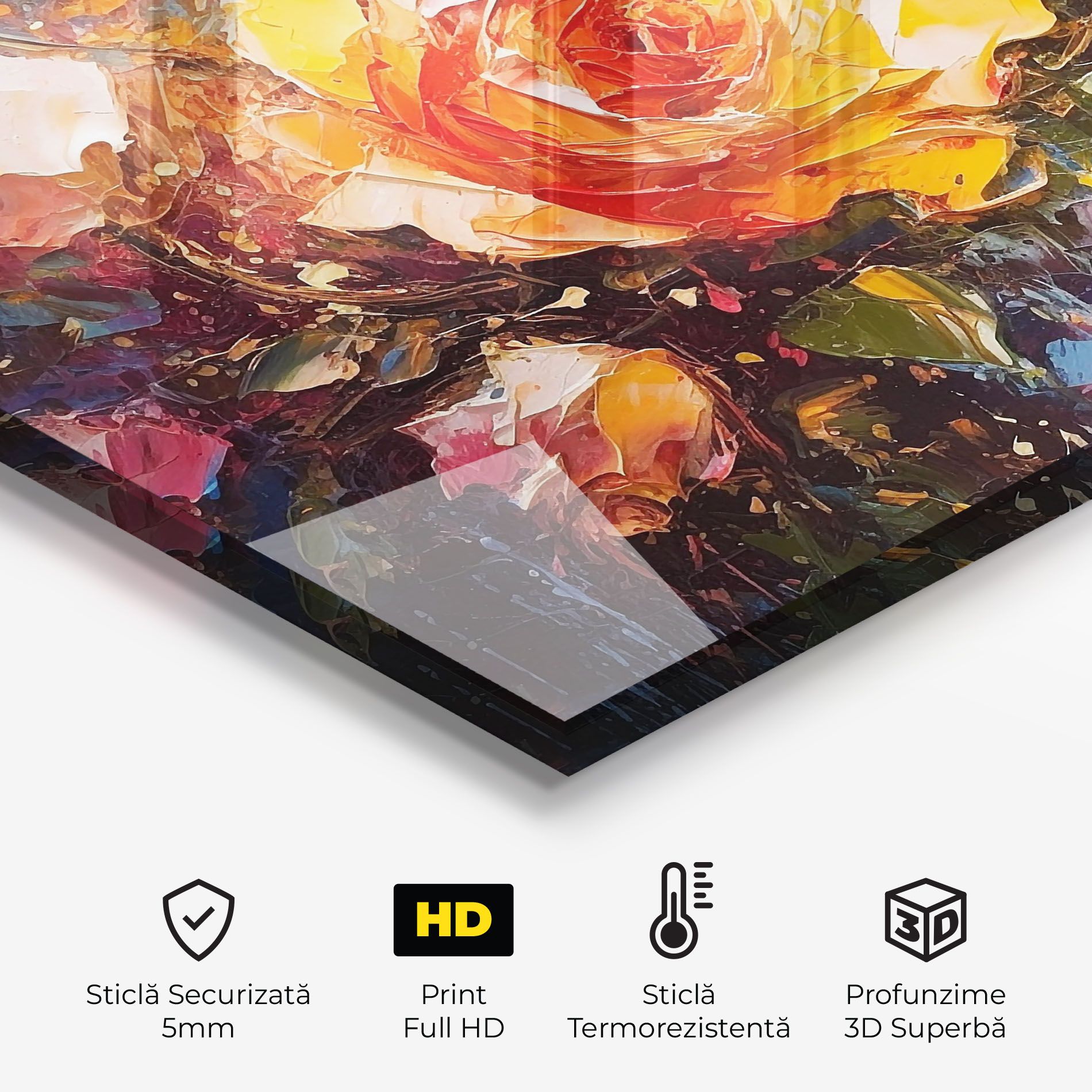 Orange Roses Painting mockup 2