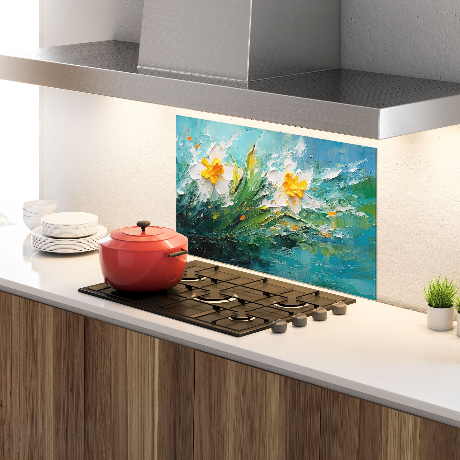 Abstract Flower Painting mockup 4