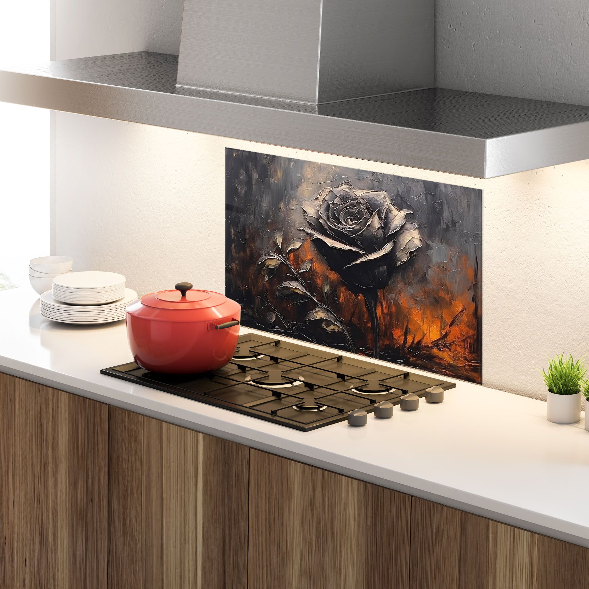 Black Rose Art mockup 4