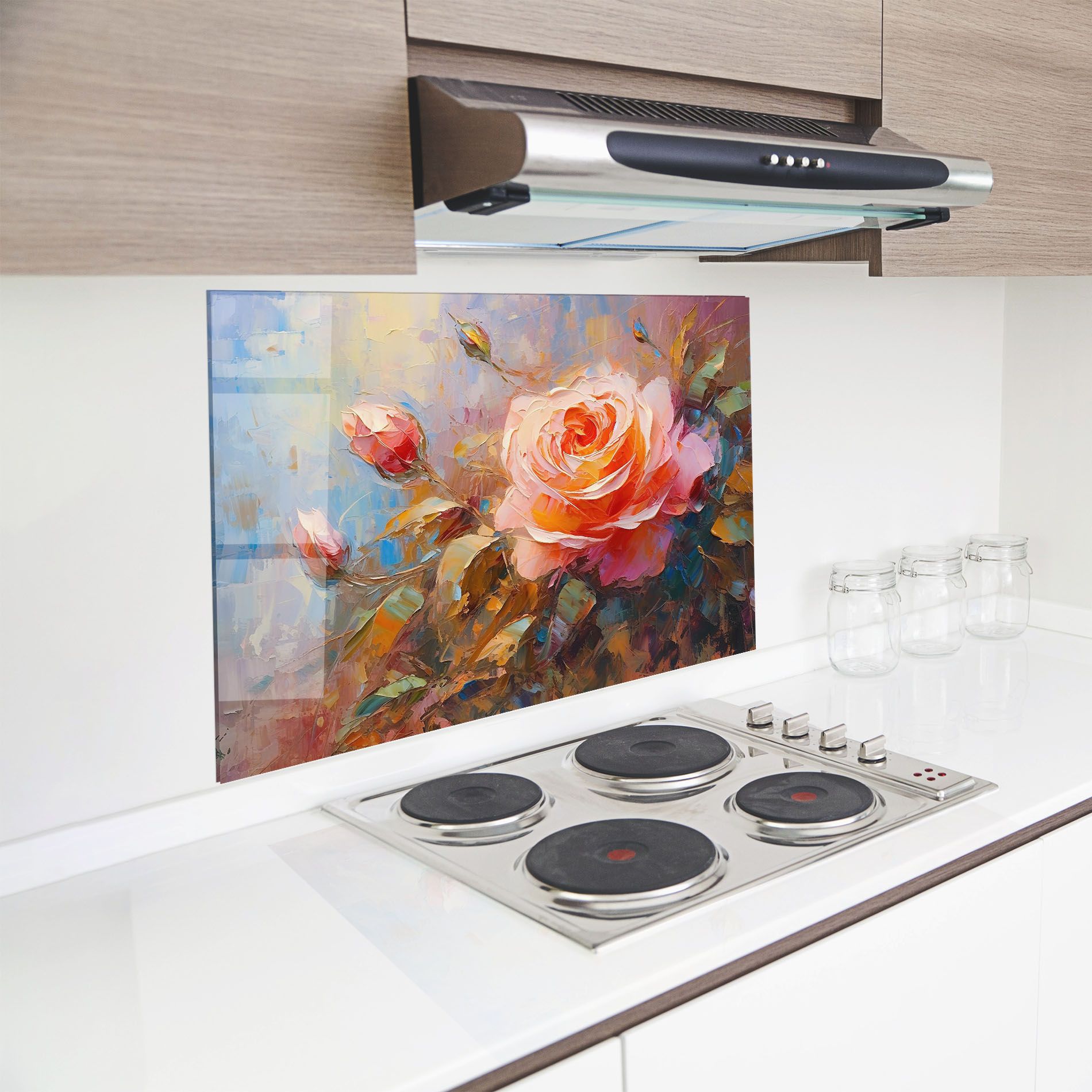 Light Pink Rose Art mockup 8