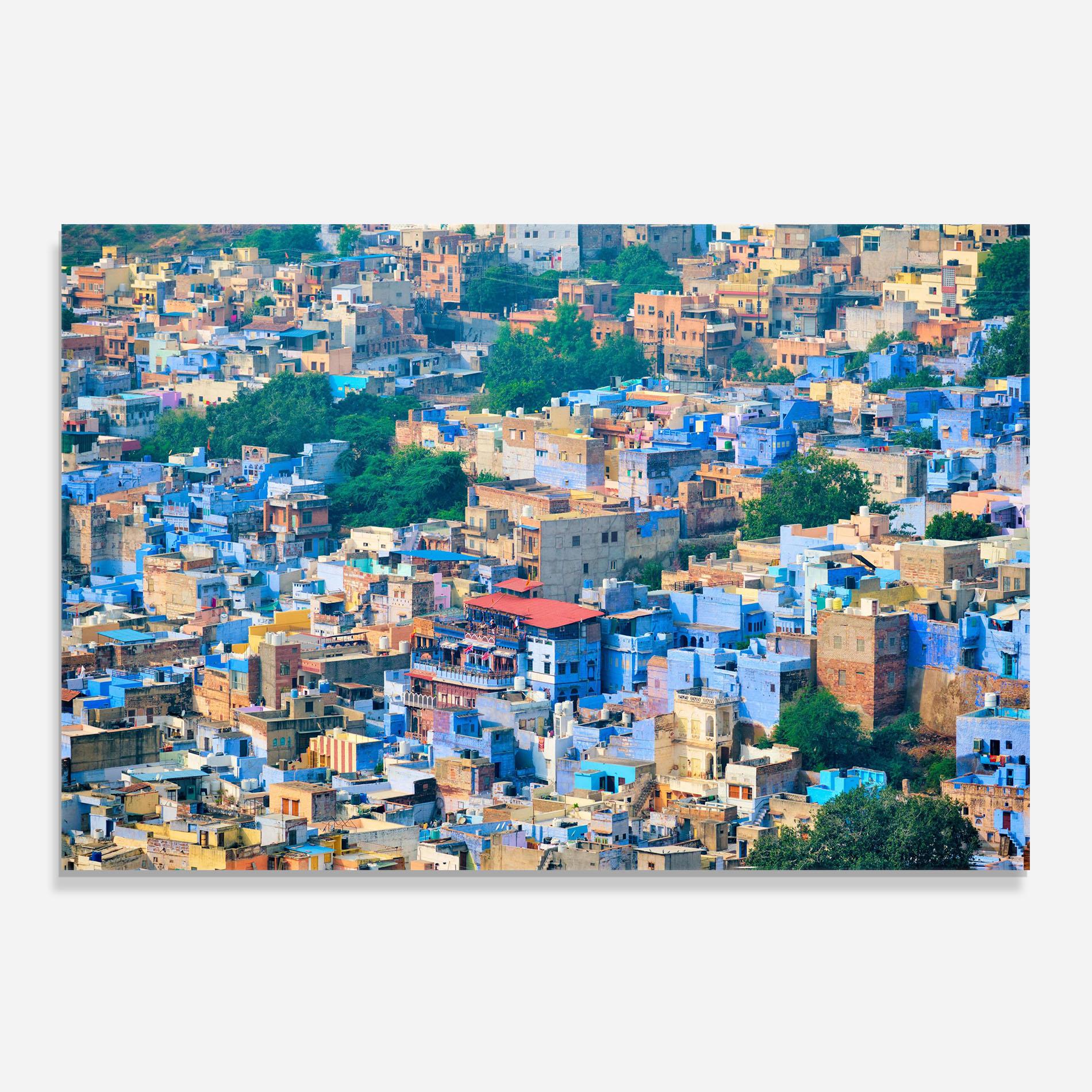 Panou Sticla Bucatarie Building Rajasthan India mockup 0