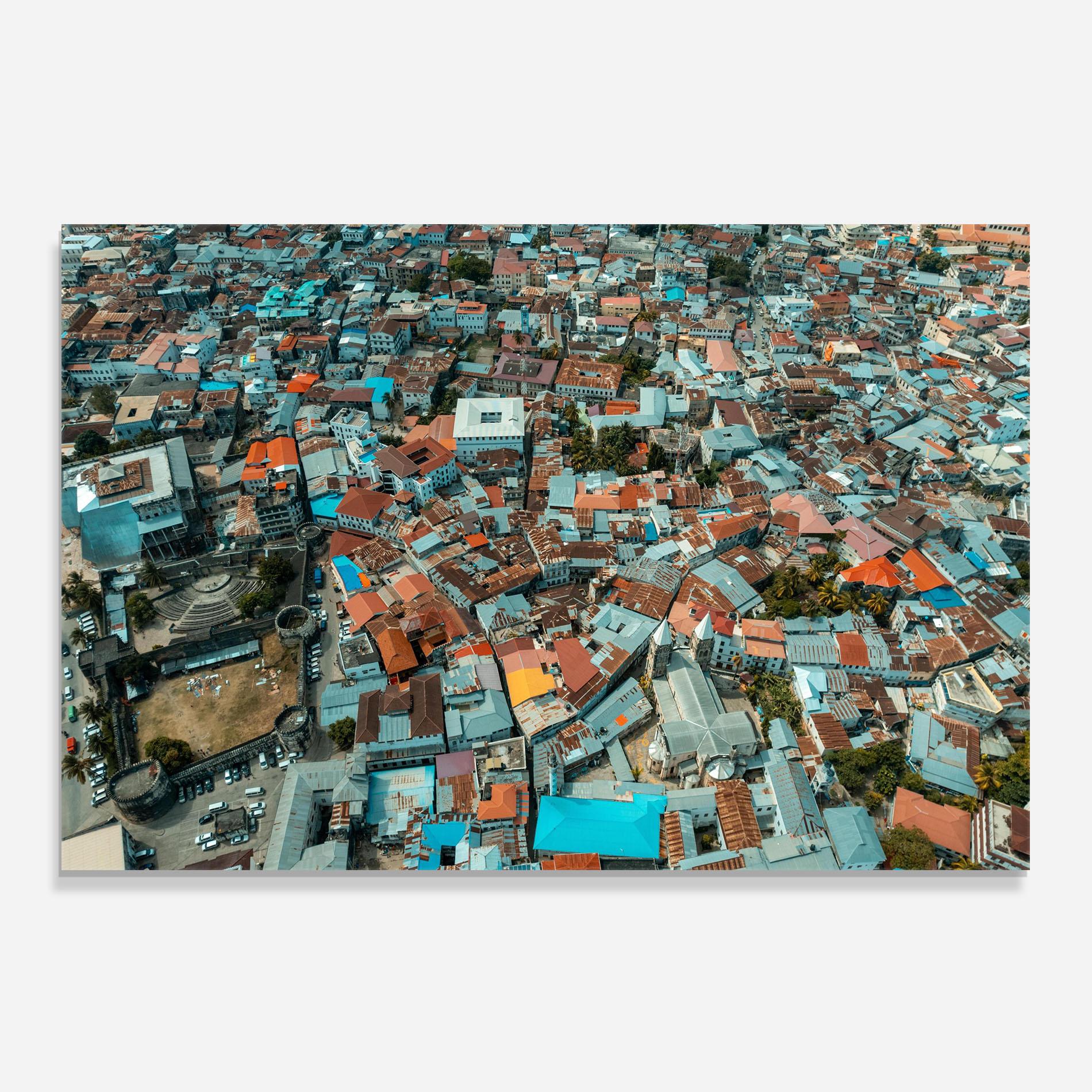 Panou Sticla Bucatarie Island View Tanzania mockup 0