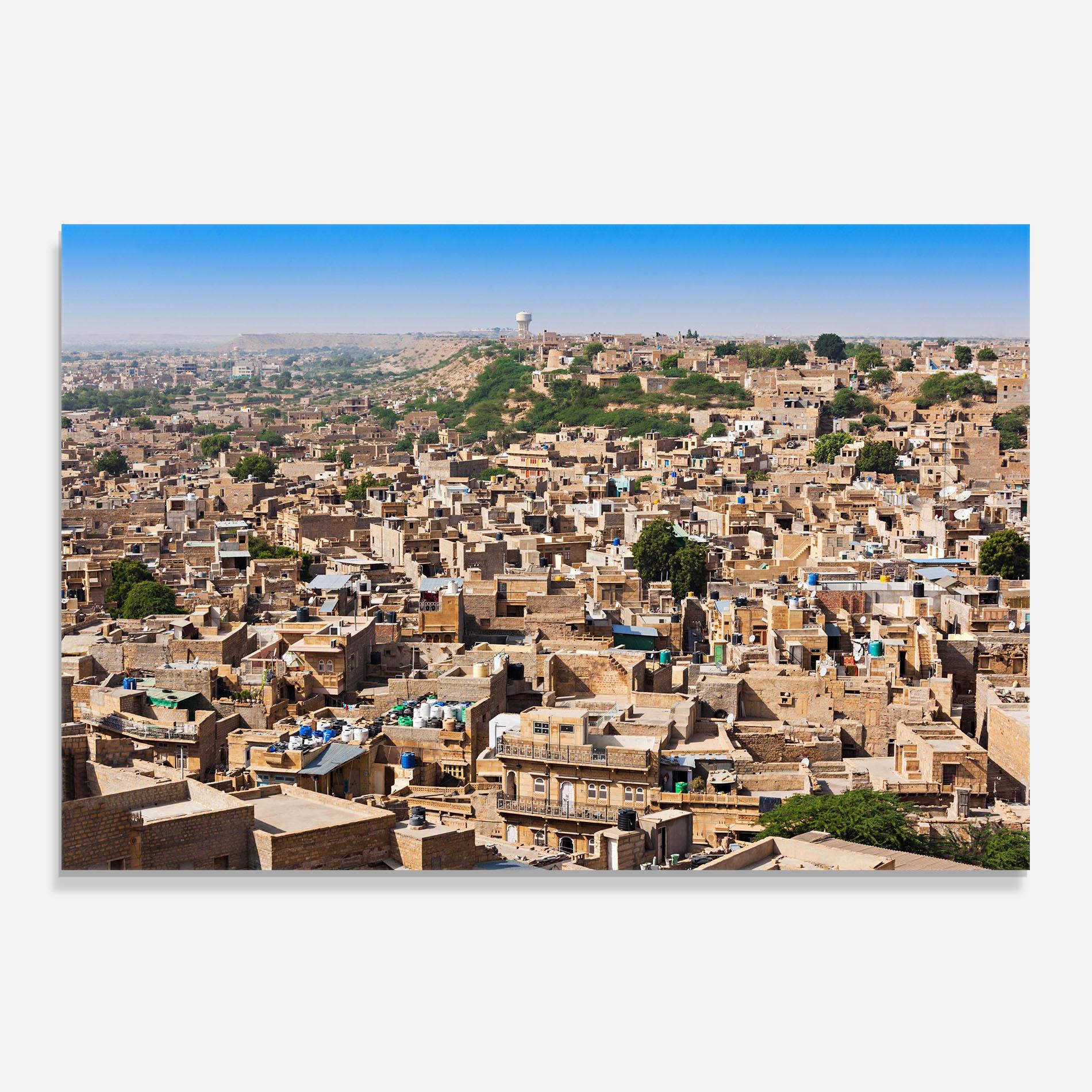 Panou Sticla Bucatarie Jaisalmer Panorama View mockup 0