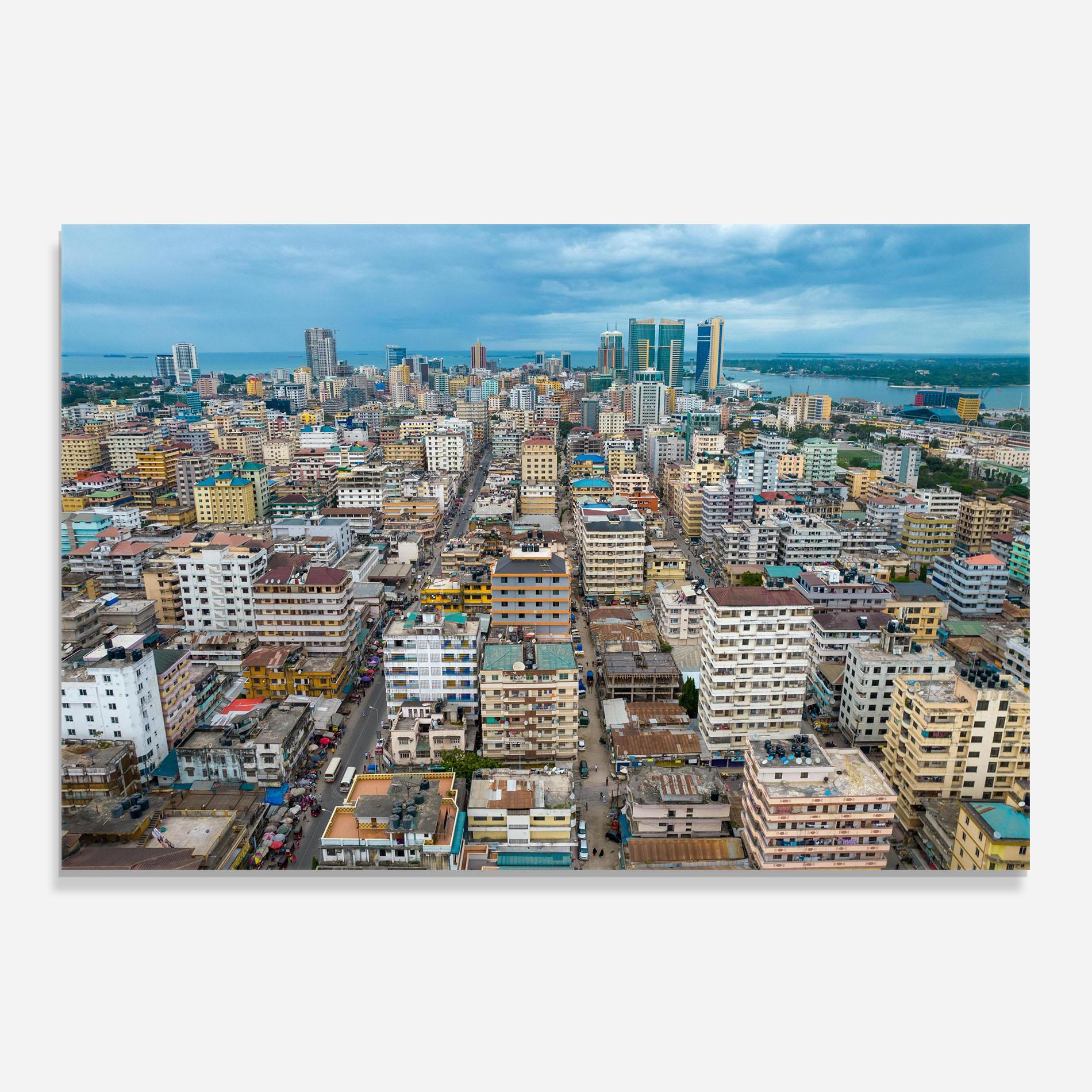 Panou Sticla Bucatarie Tanzania Building View mockup 0