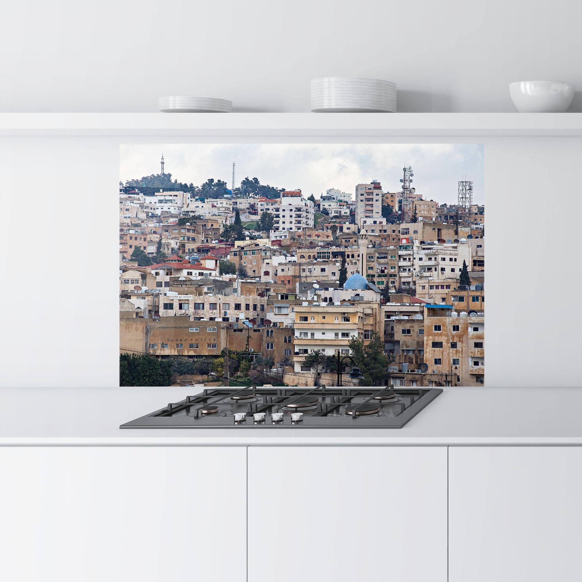 Panou Sticla Bucatarie Jersh Modern Town mockup 9