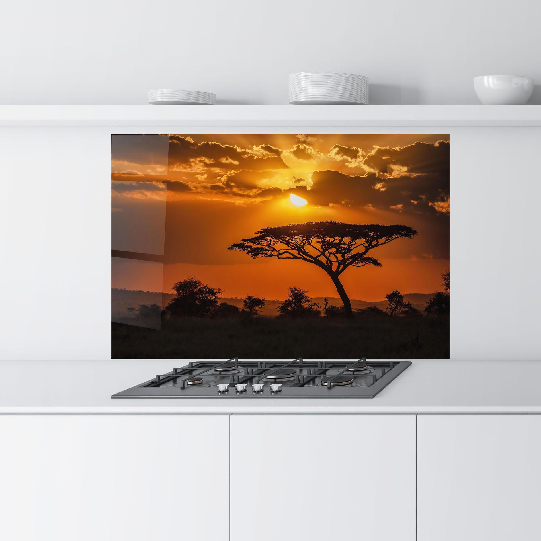 Panou Sticla Bucatarie Mesmerizing View mockup 9