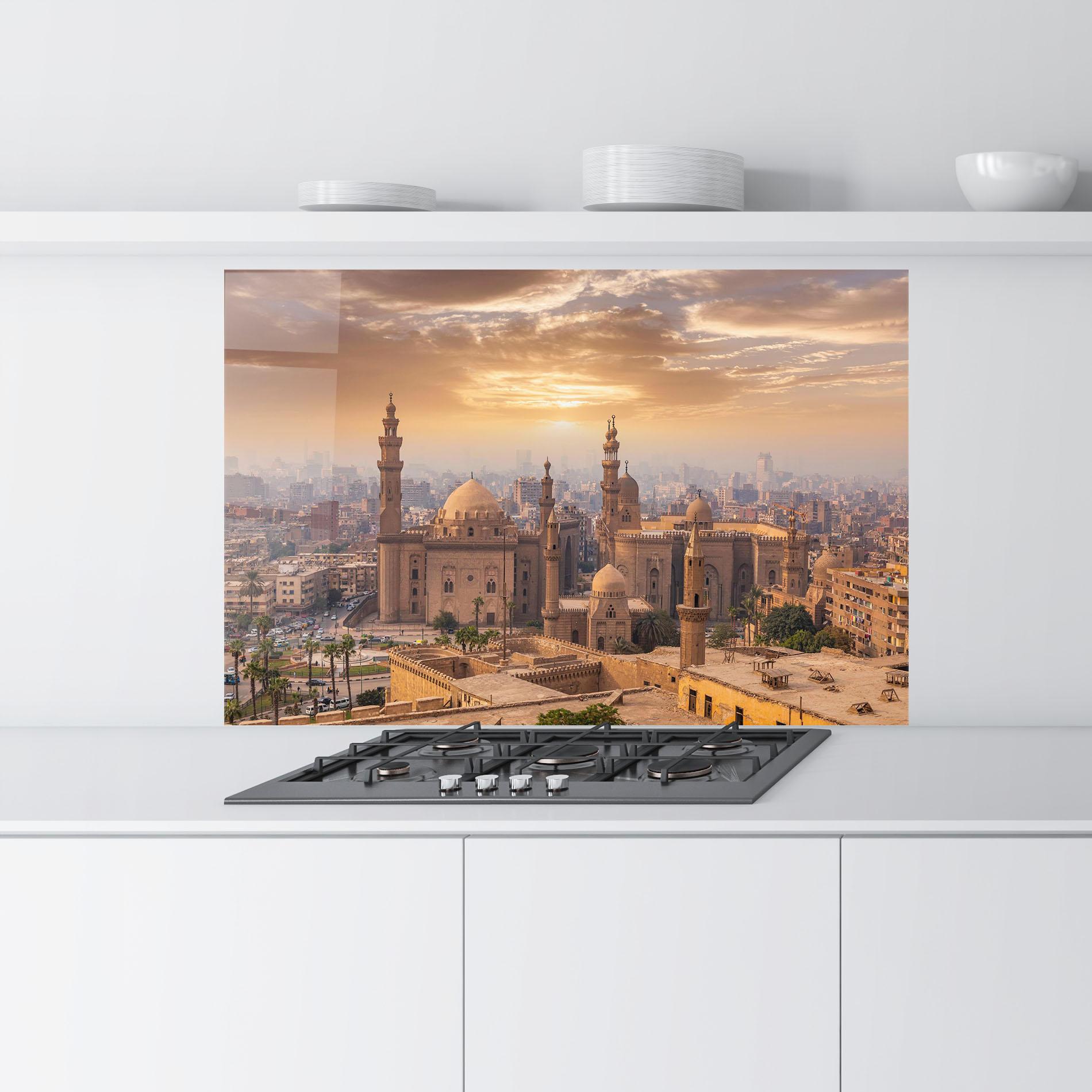 Panou Sticla Bucatarie Mosque Madrasa View mockup 9