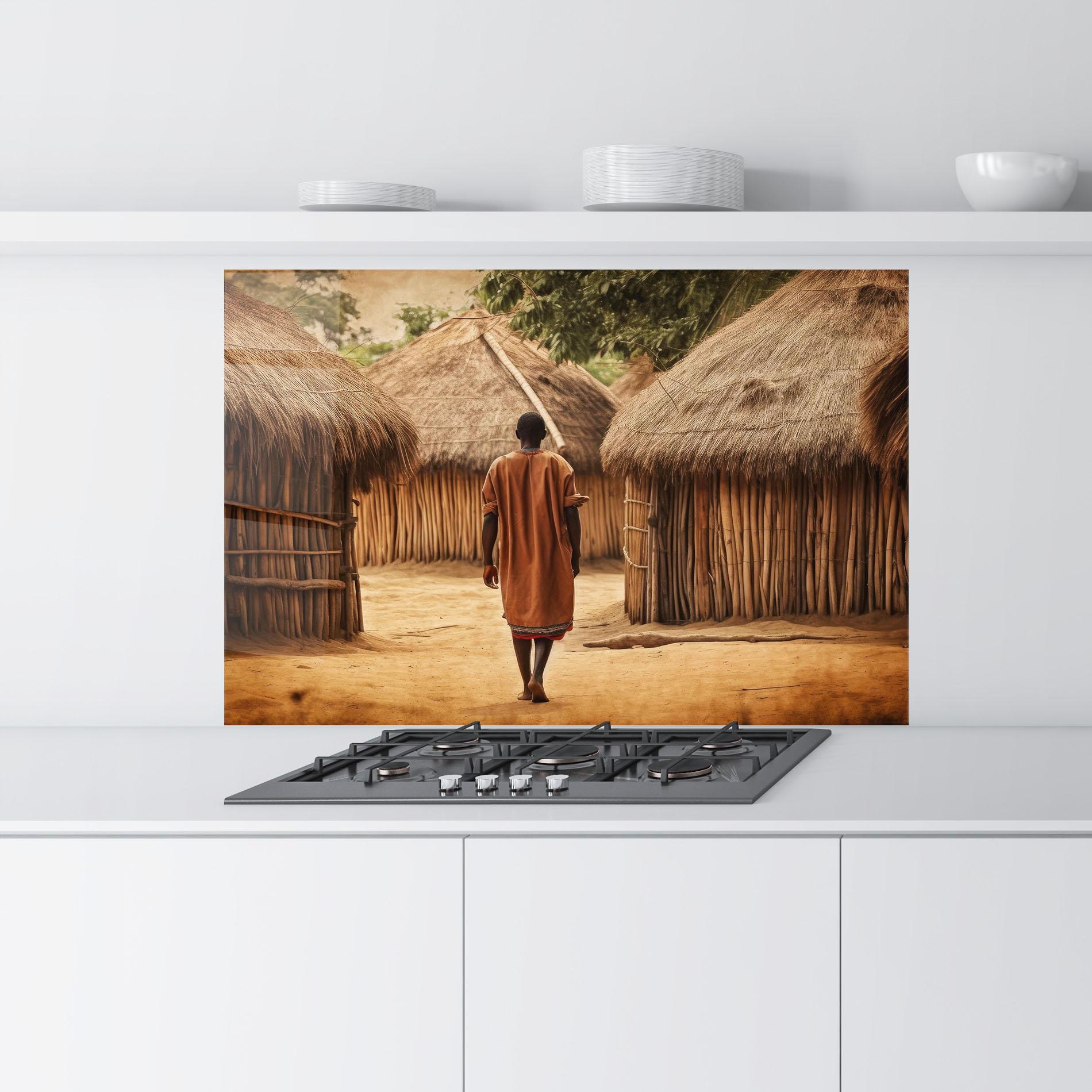 Panou Sticla Bucatarie Native Strong Man mockup 9