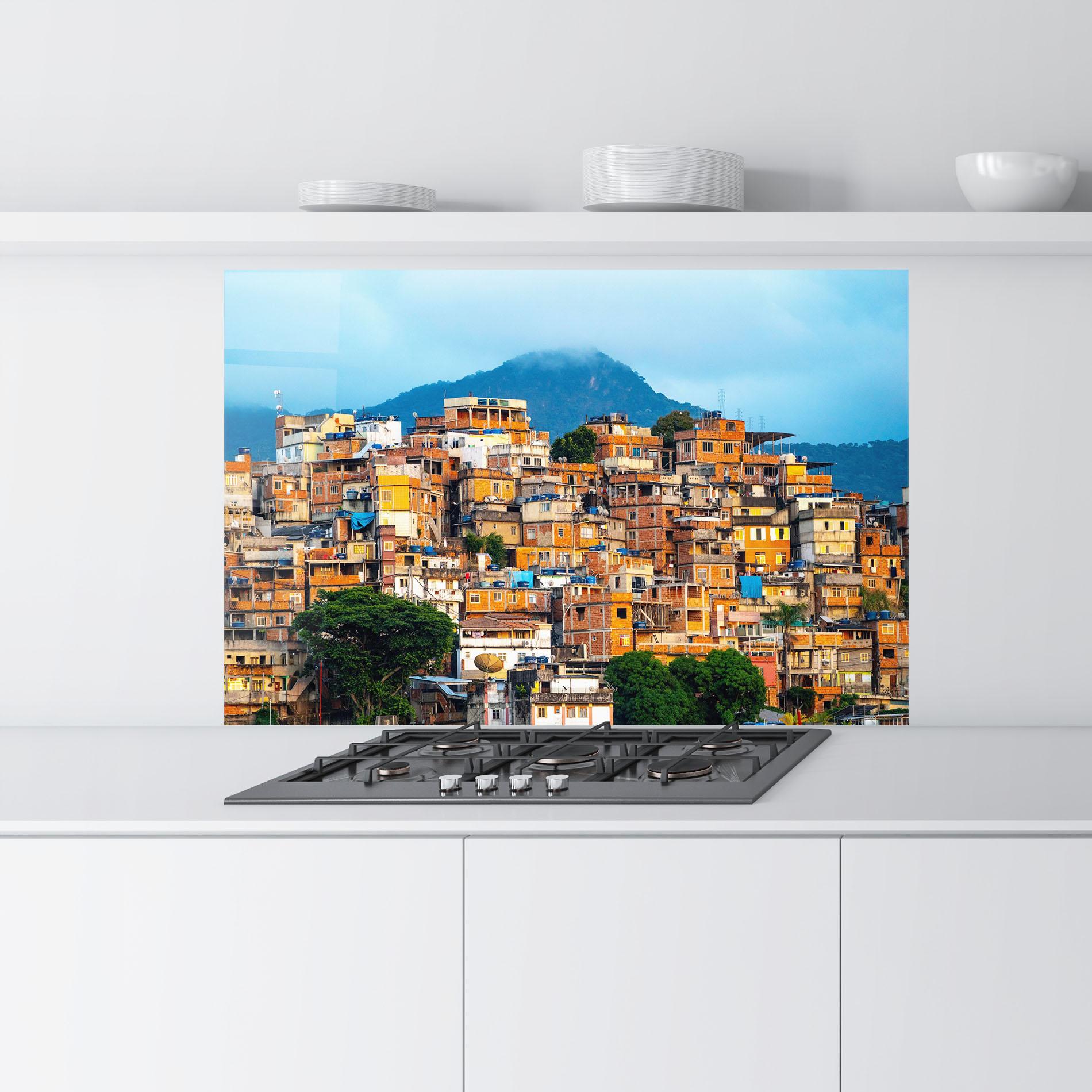 Panou Sticla Bucatarie Sunset Brazil mockup 9