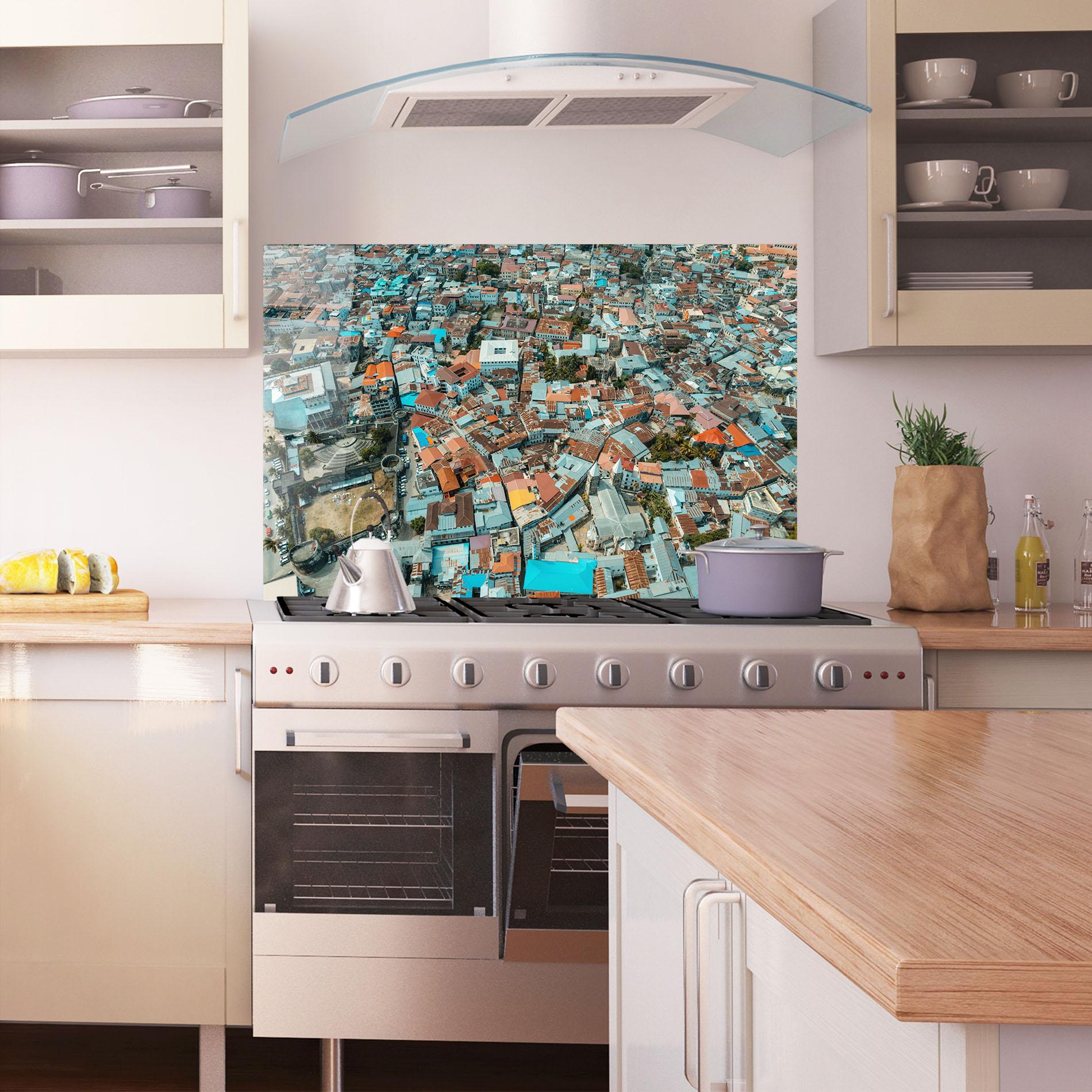 Panou Sticla Bucatarie Island View Tanzania mockup 1