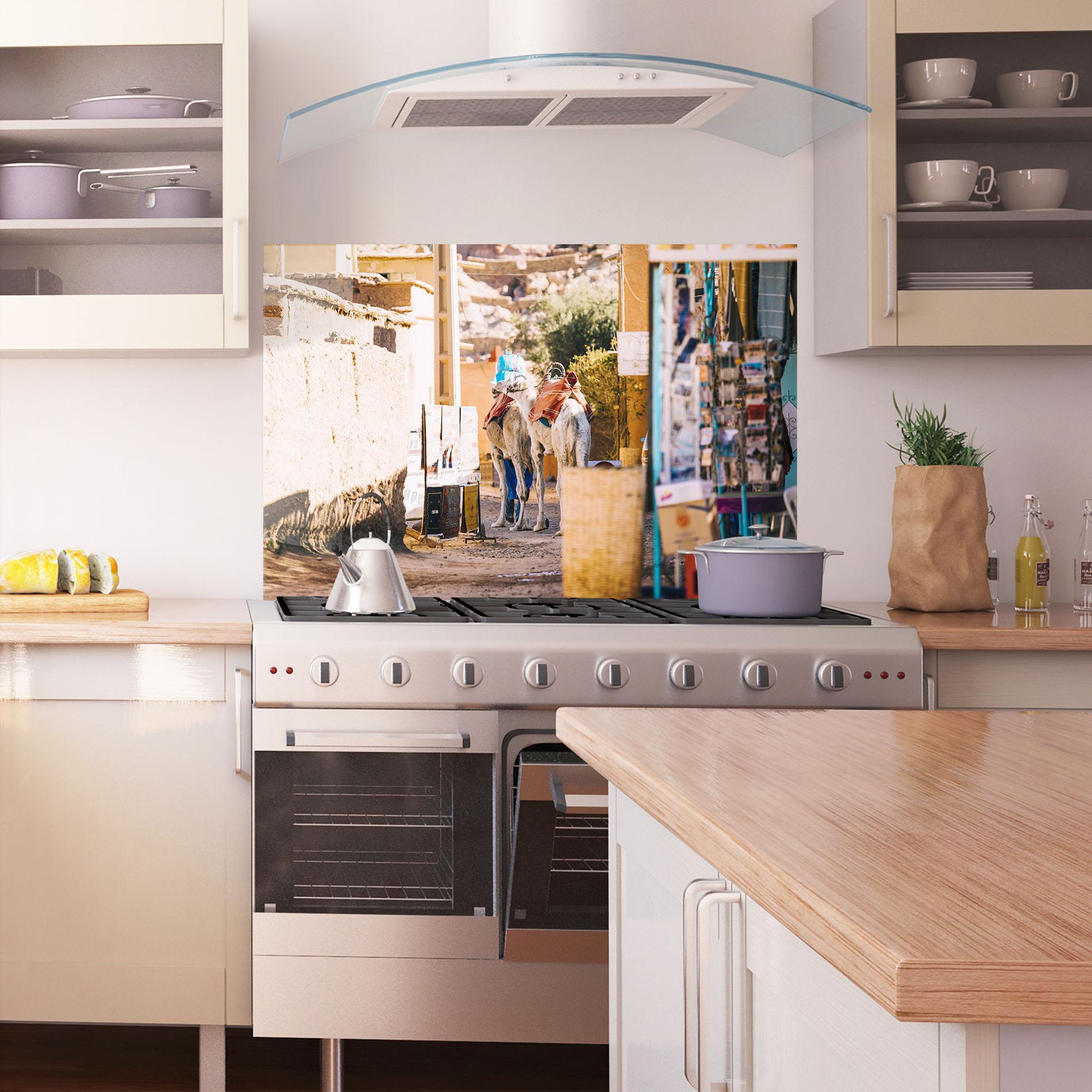 Panou Sticla Bucatarie Marrakesh mockup 1