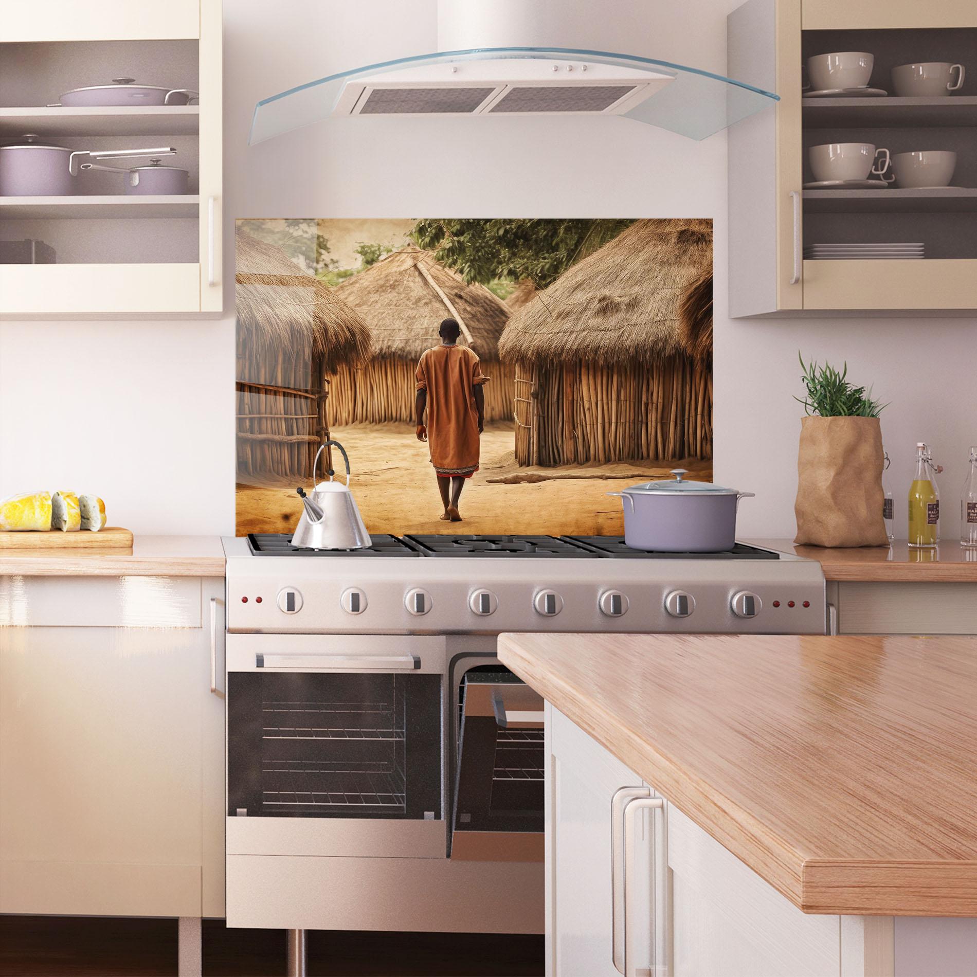 Panou Sticla Bucatarie Native Strong Man mockup 1