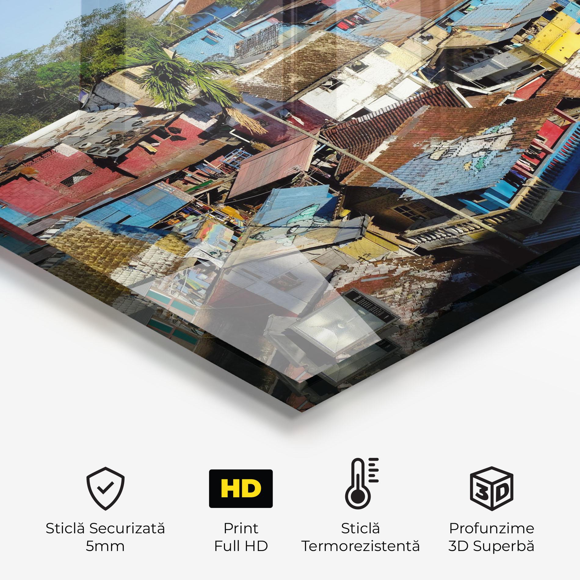 Panou Sticla Bucatarie Slum Building mockup 2