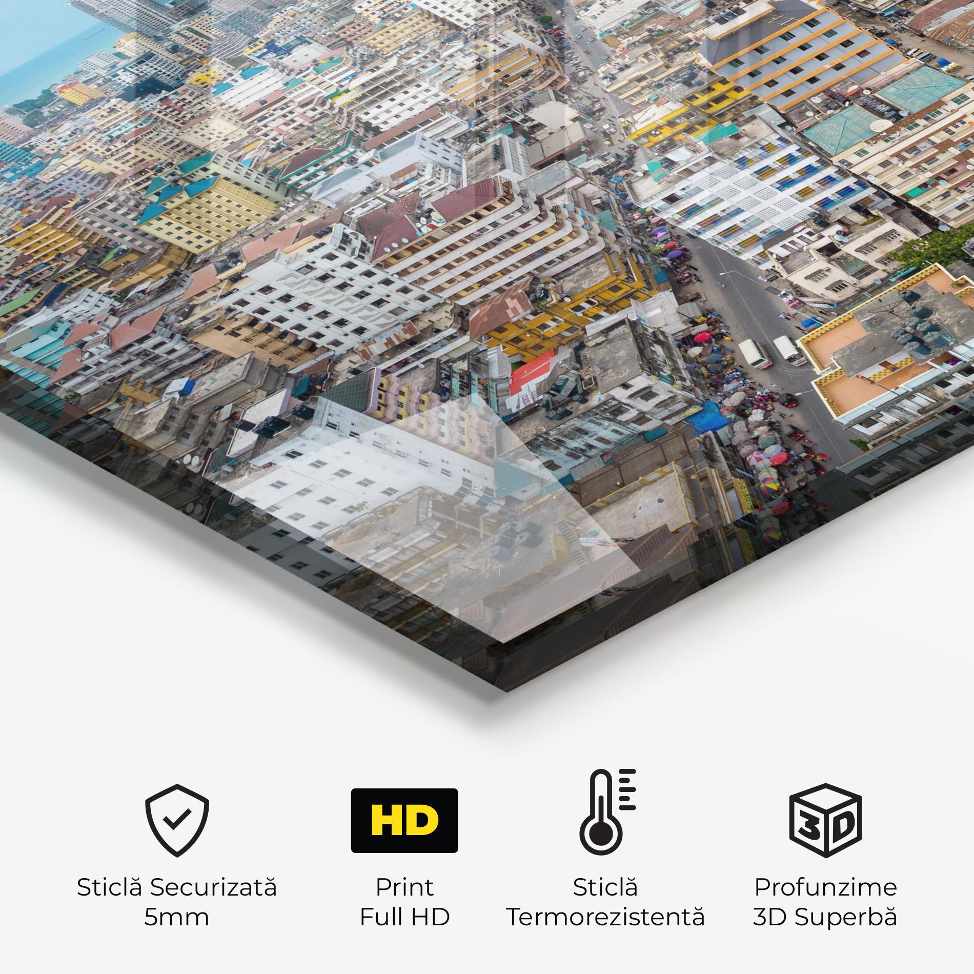 Panou Sticla Bucatarie Tanzania Building View mockup 2