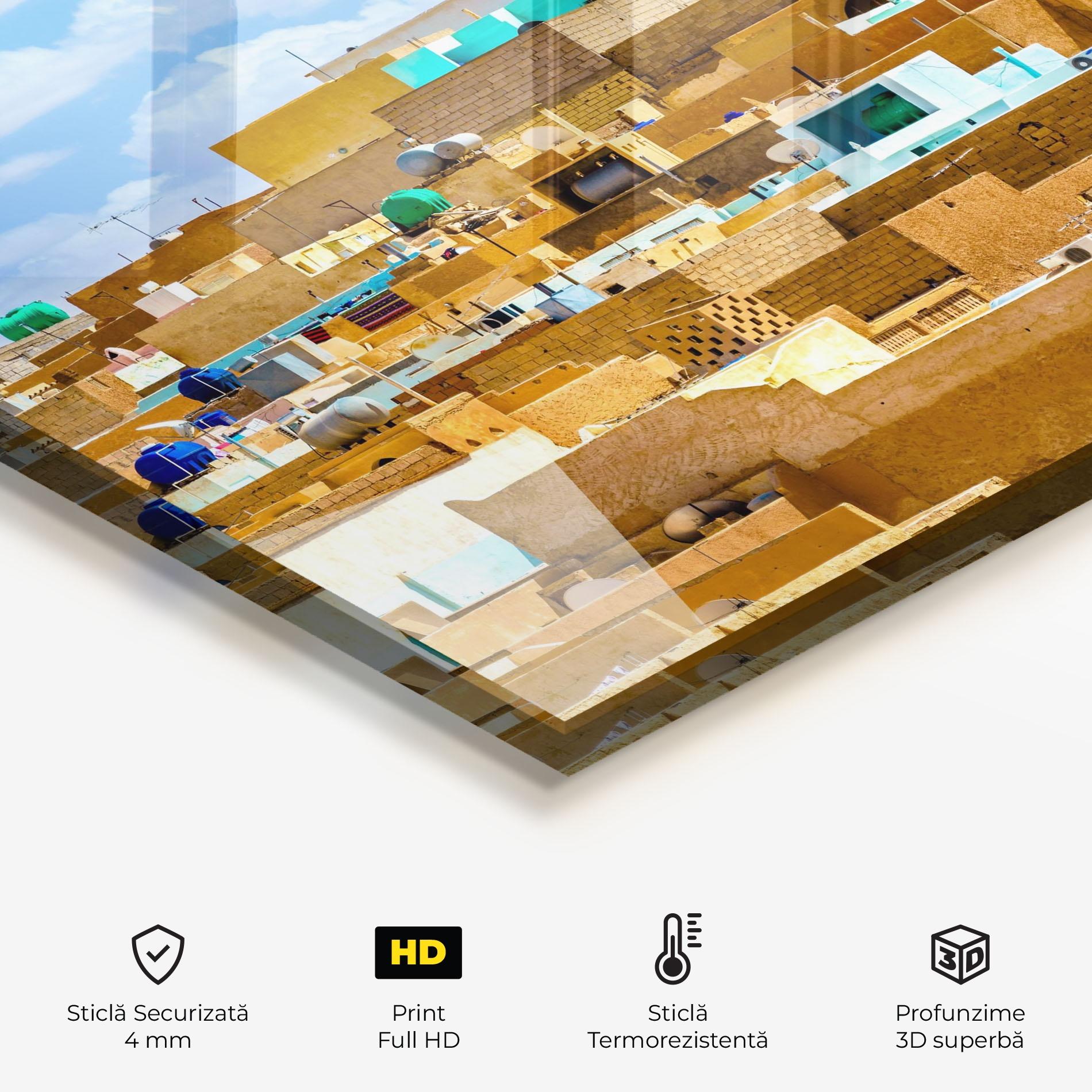 Panou Sticla Bucatarie Atteuf Ancient Town mockup 2