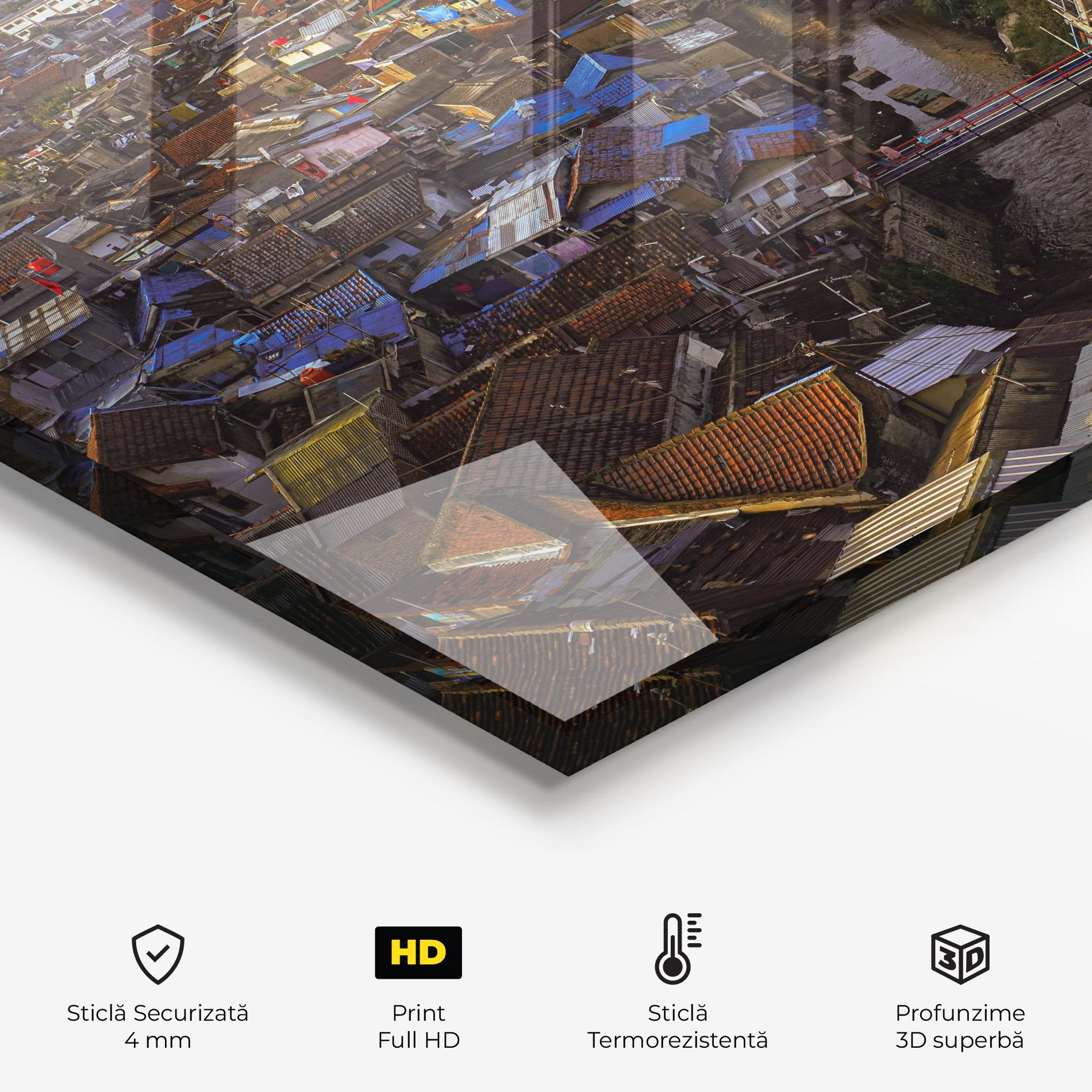 Panou Sticla Bucatarie Bandung Golden Hour mockup 2