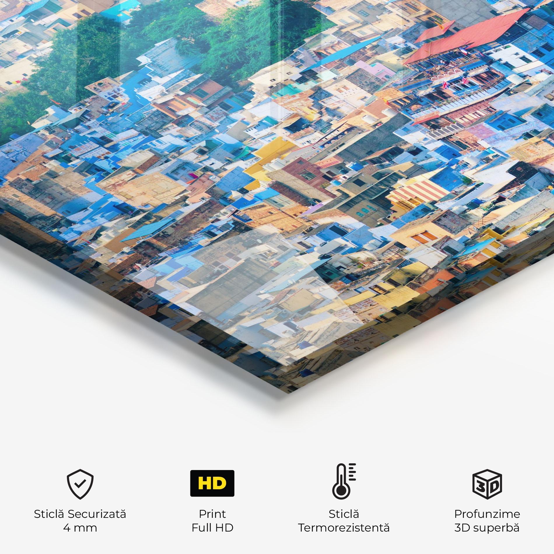 Panou Sticla Bucatarie Building Rajasthan India mockup 2