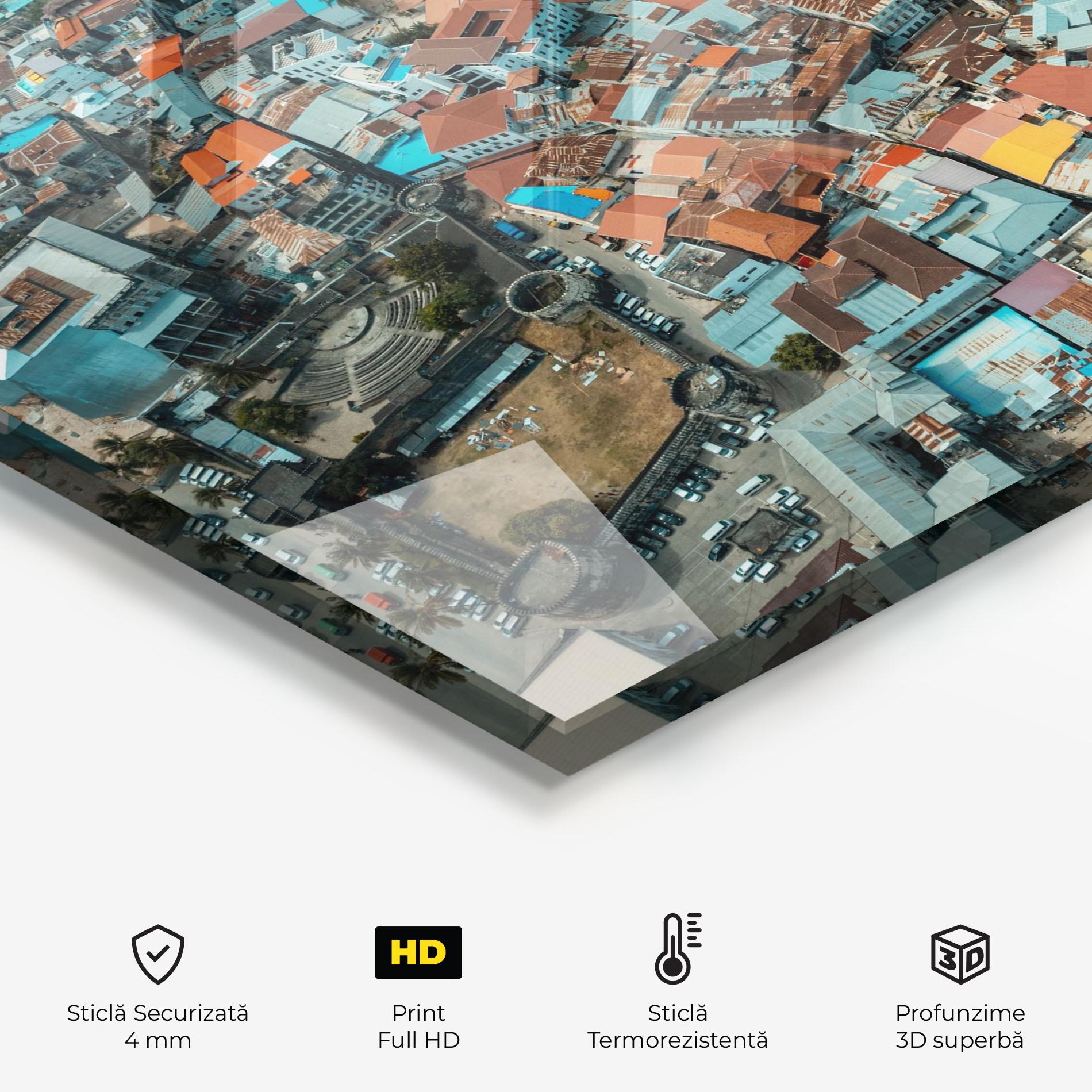 Panou Sticla Bucatarie Island View Tanzania mockup 2