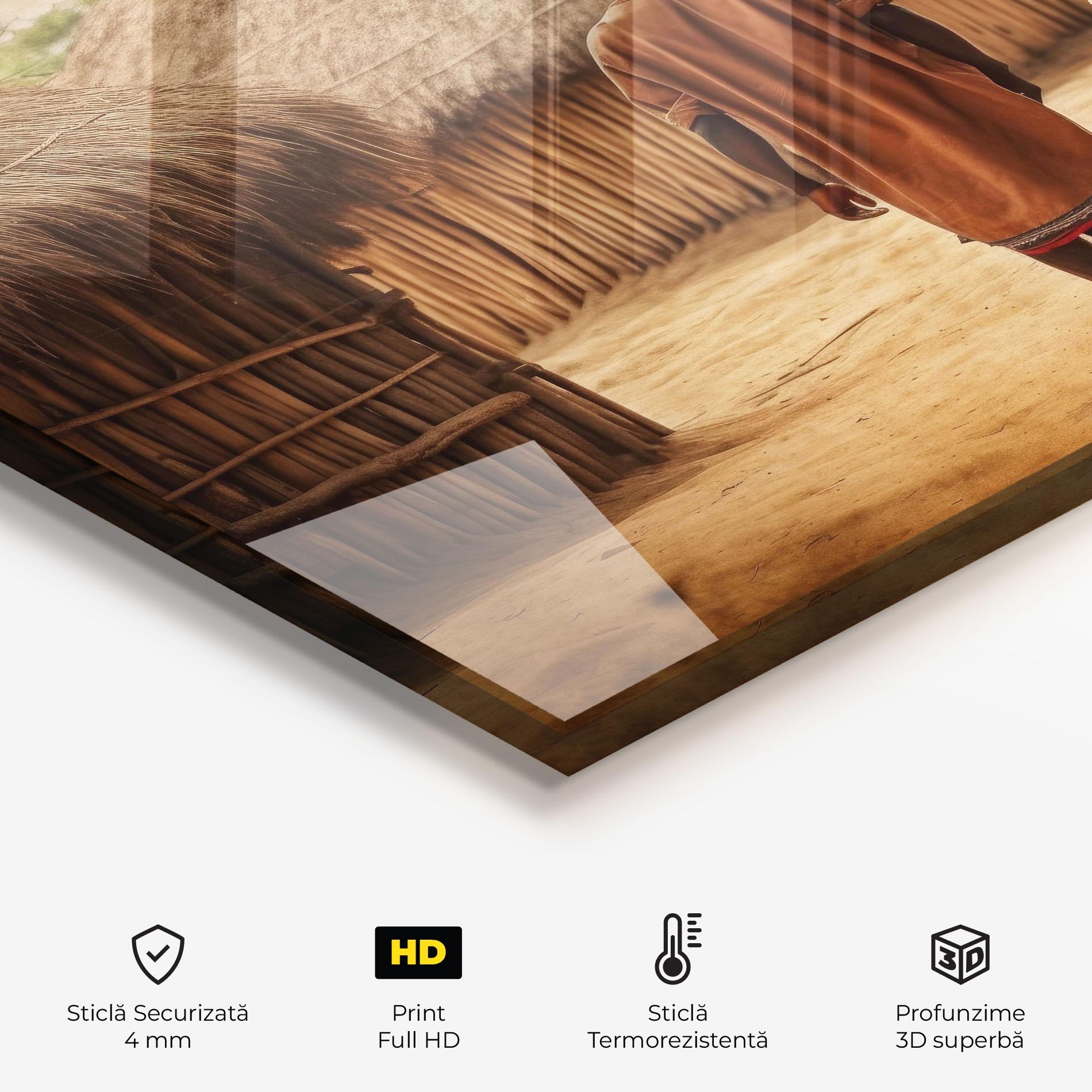 Panou Sticla Bucatarie Native Strong Man mockup 2