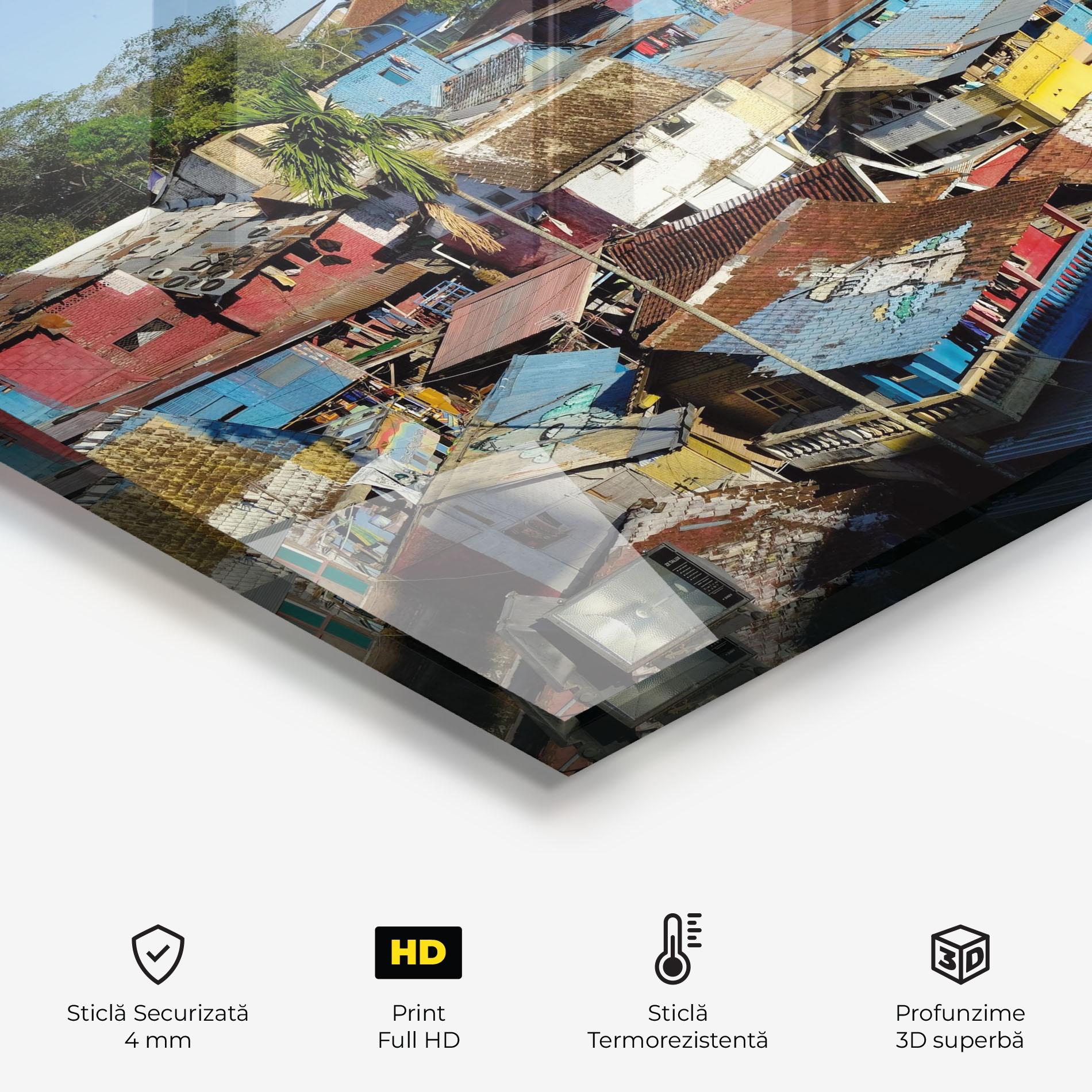 Panou Sticla Bucatarie Slum Building mockup 2