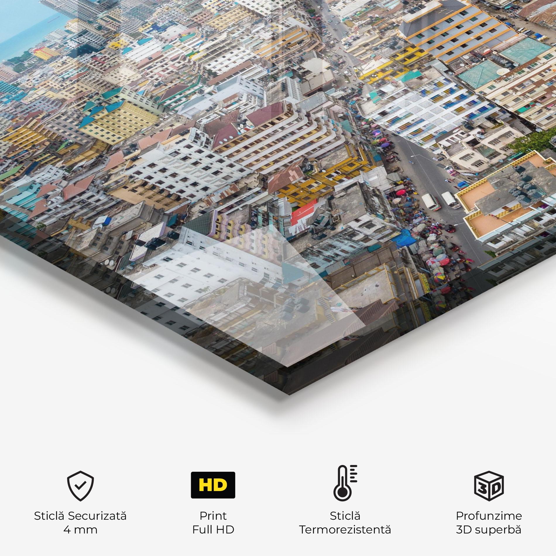 Panou Sticla Bucatarie Tanzania Building View mockup 2