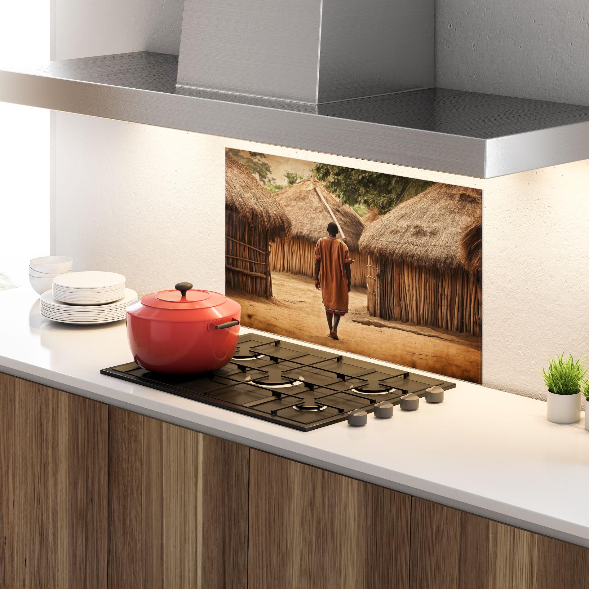 Panou Sticla Bucatarie Native Strong Man mockup 4