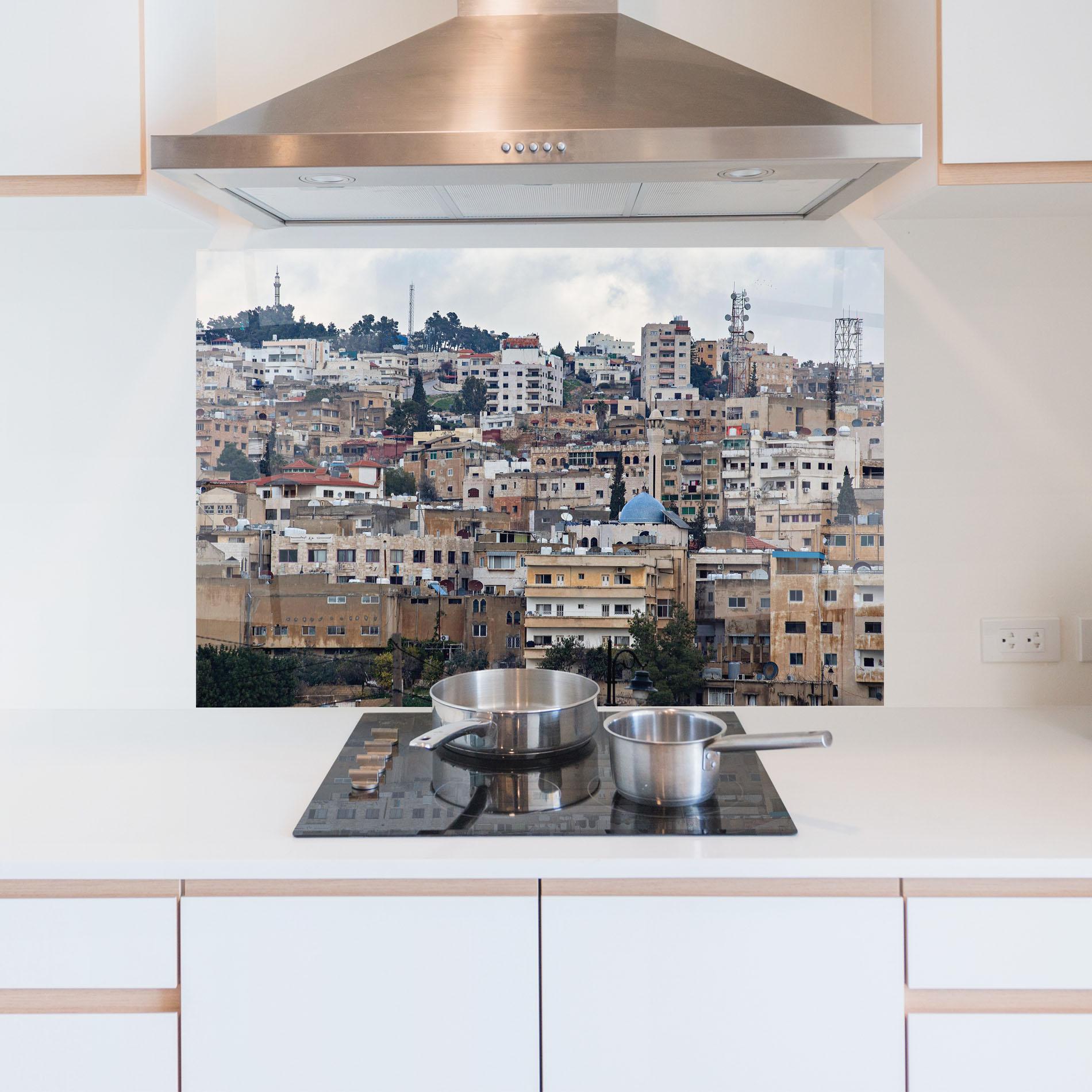 Panou Sticla Bucatarie Jersh Modern Town mockup 5