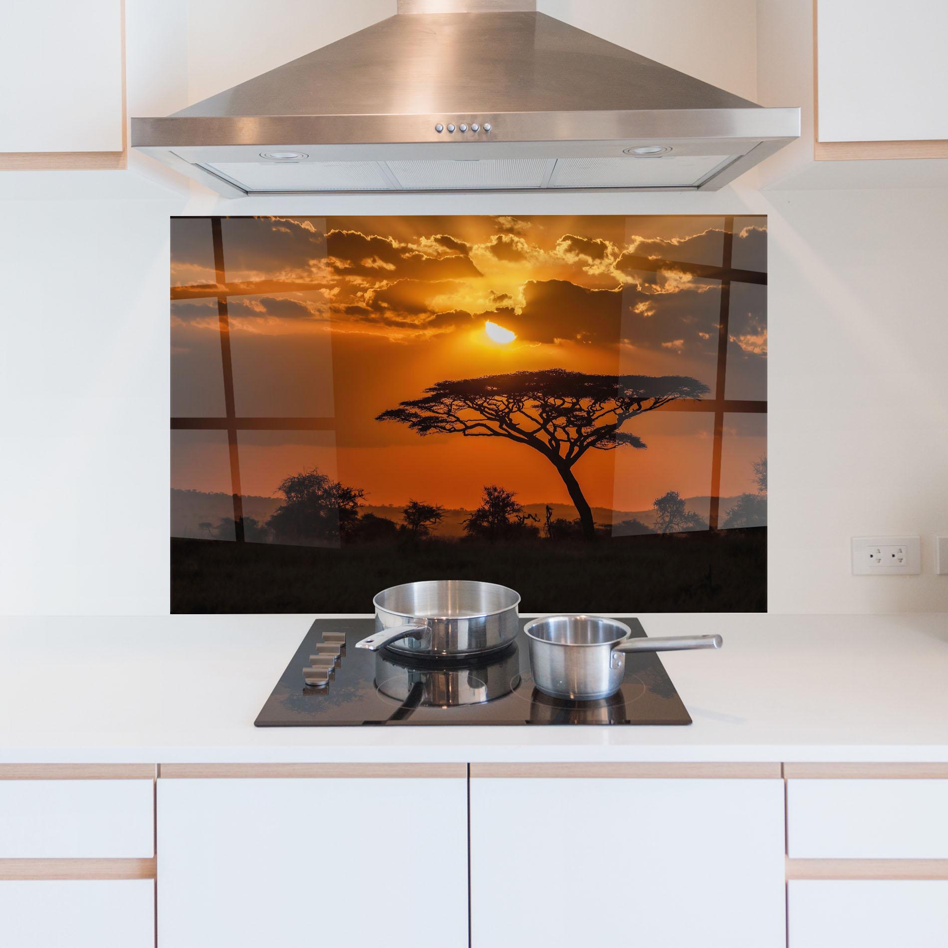 Panou Sticla Bucatarie Mesmerizing View mockup 5