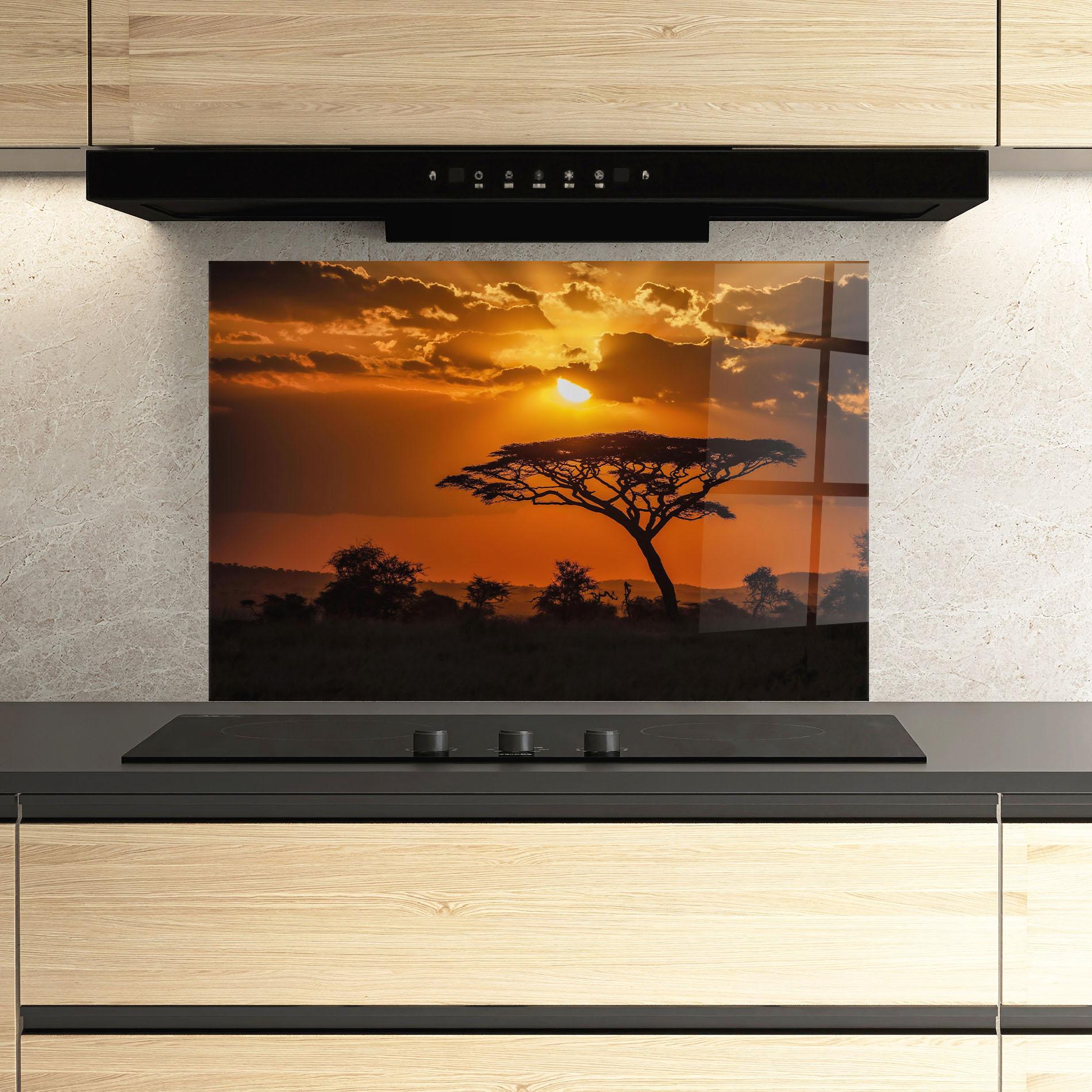 Panou Sticla Bucatarie Mesmerizing View mockup 3