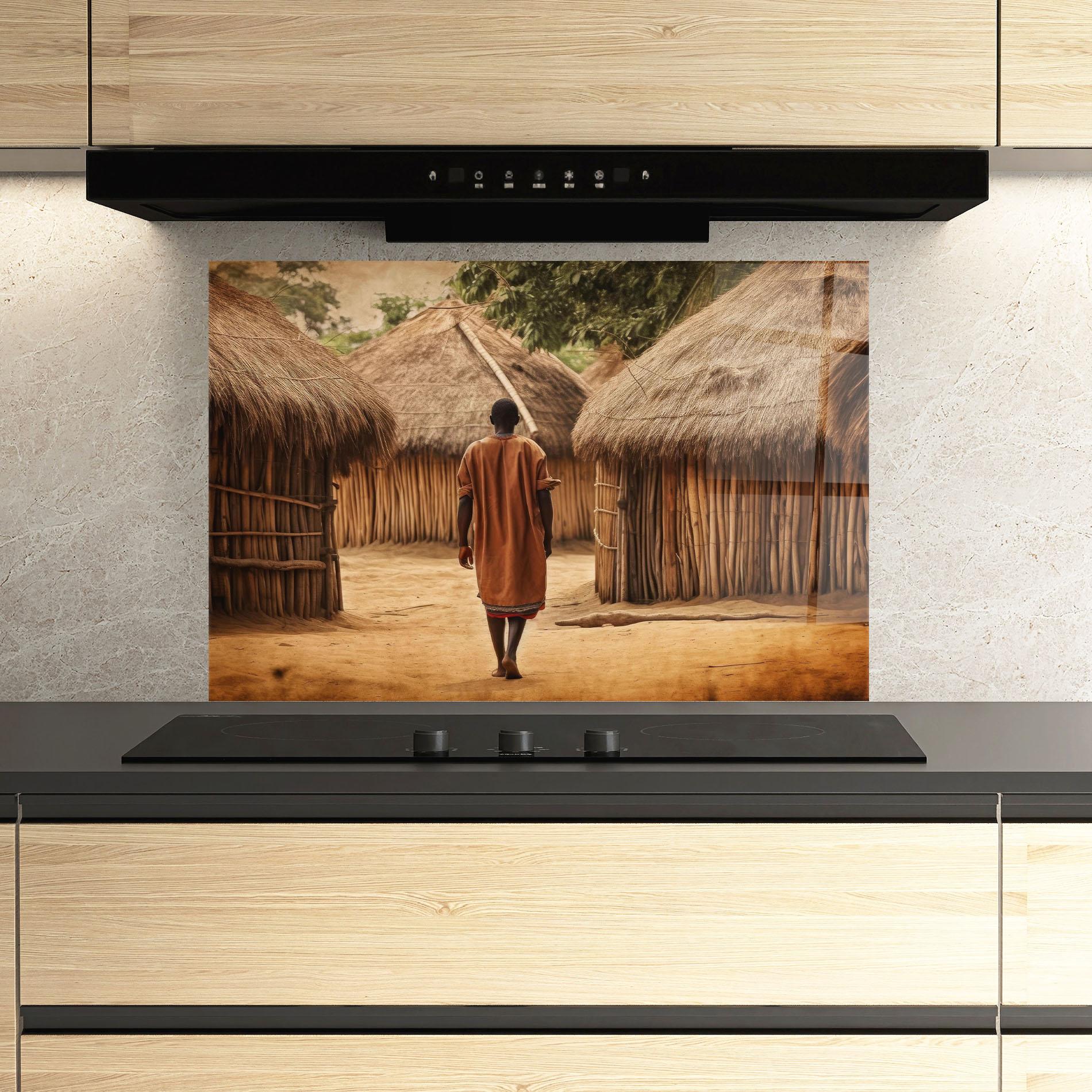 Panou Sticla Bucatarie Native Strong Man mockup 3