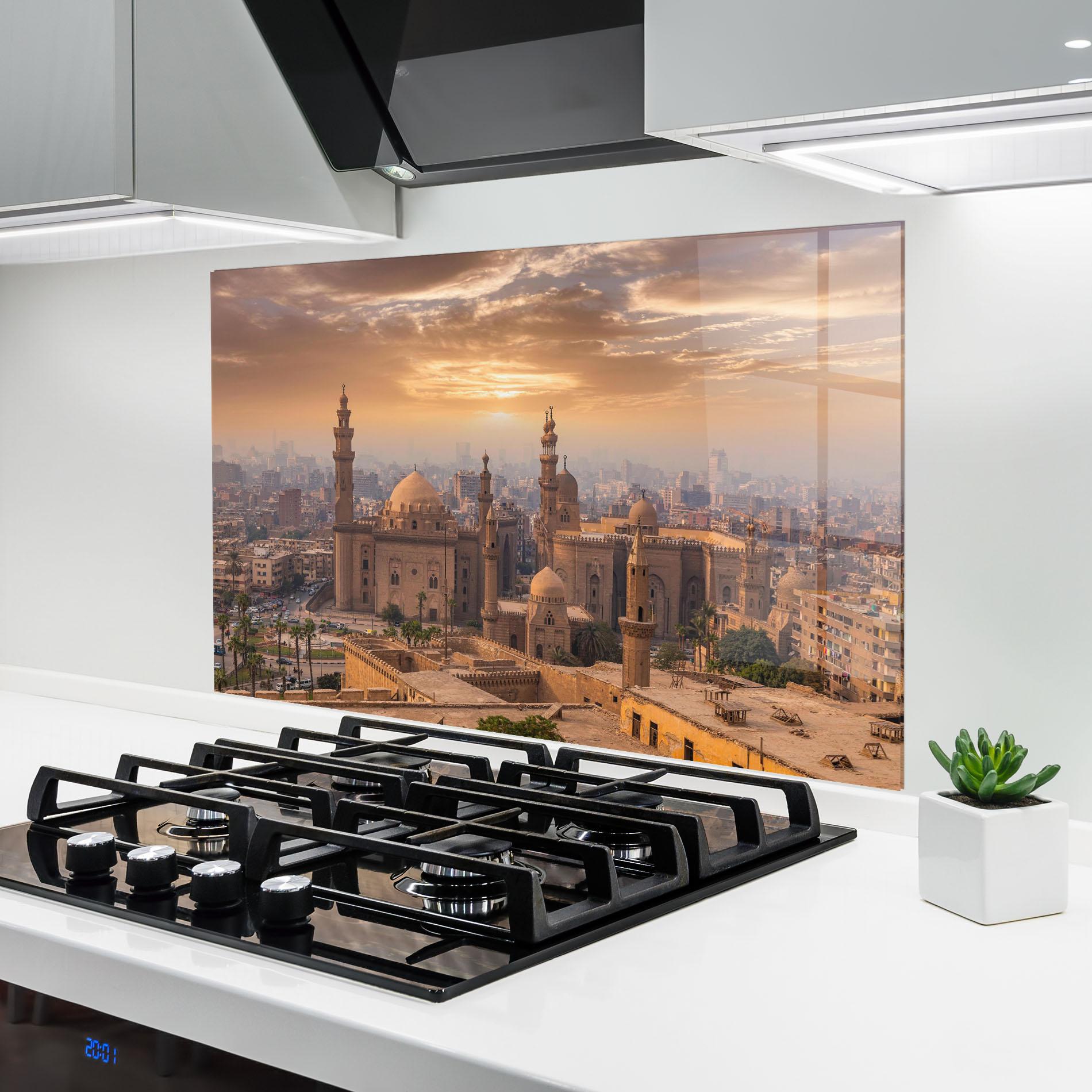 Panou Sticla Bucatarie Mosque Madrasa View mockup 6