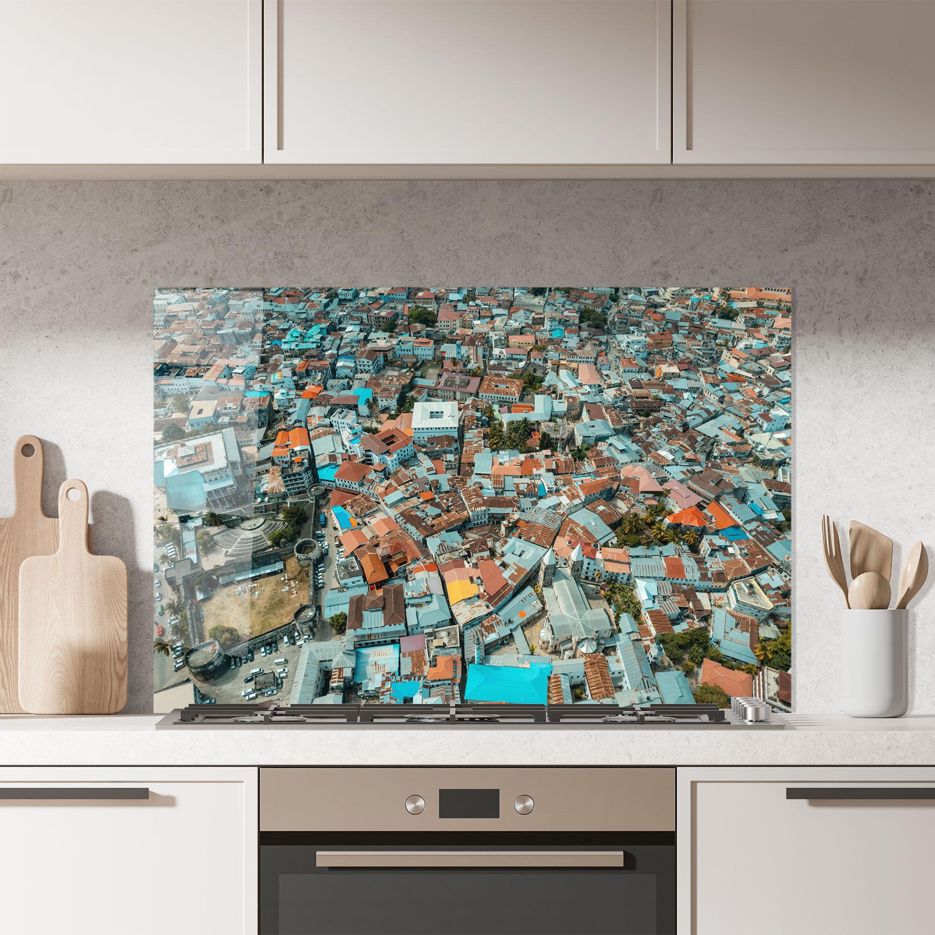 Panou Sticla Bucatarie Island View Tanzania mockup 7