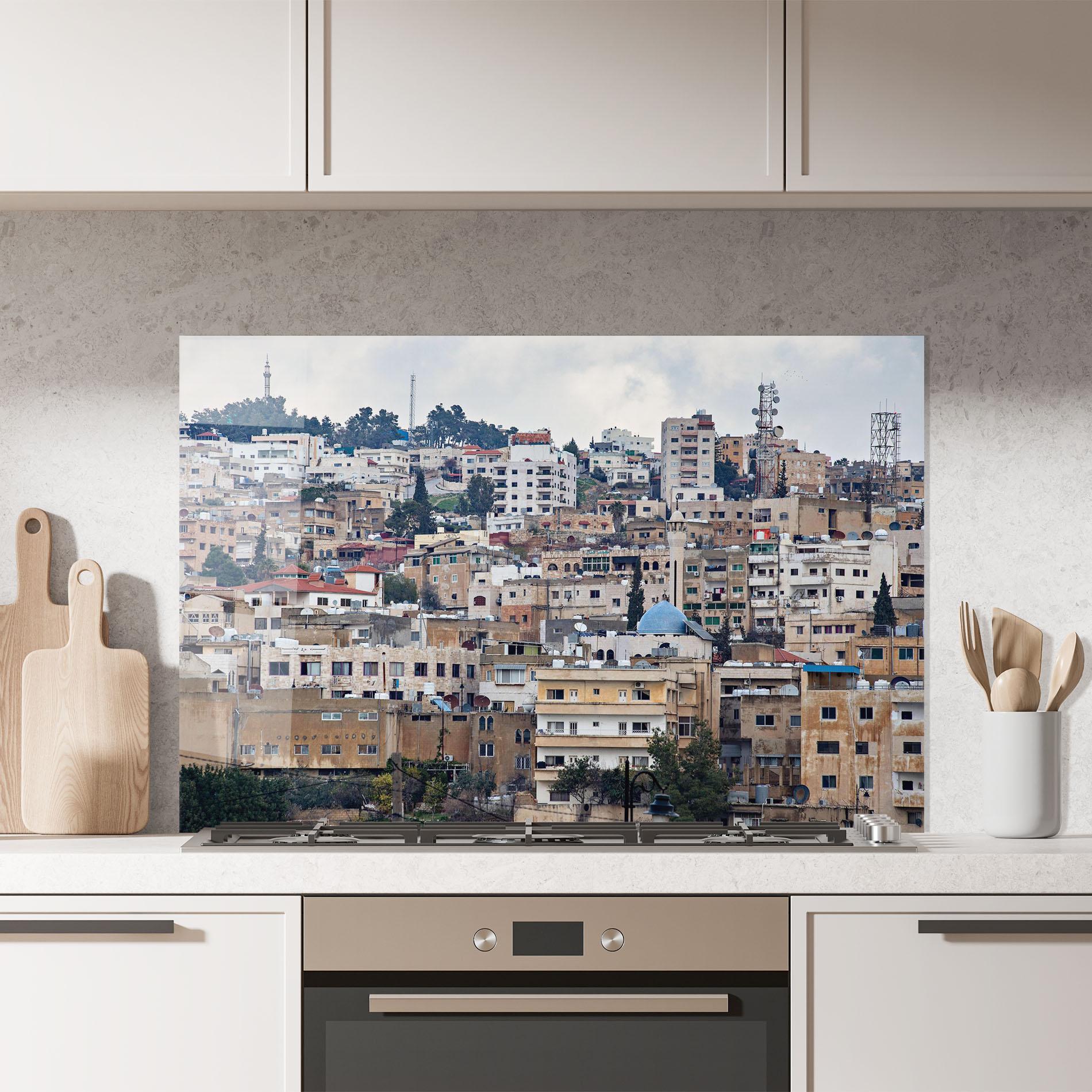 Panou Sticla Bucatarie Jersh Modern Town mockup 7