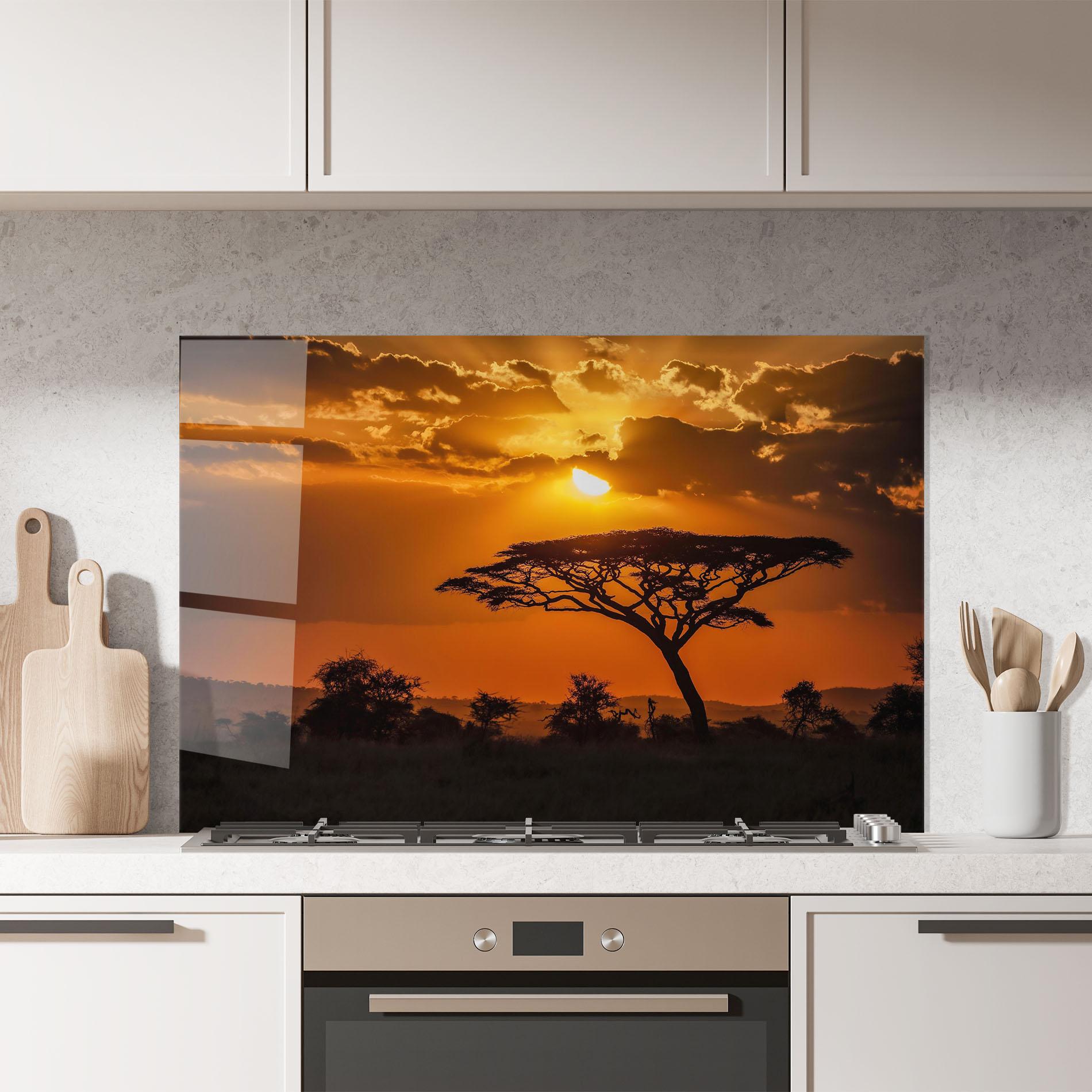 Panou Sticla Bucatarie Mesmerizing View mockup 7